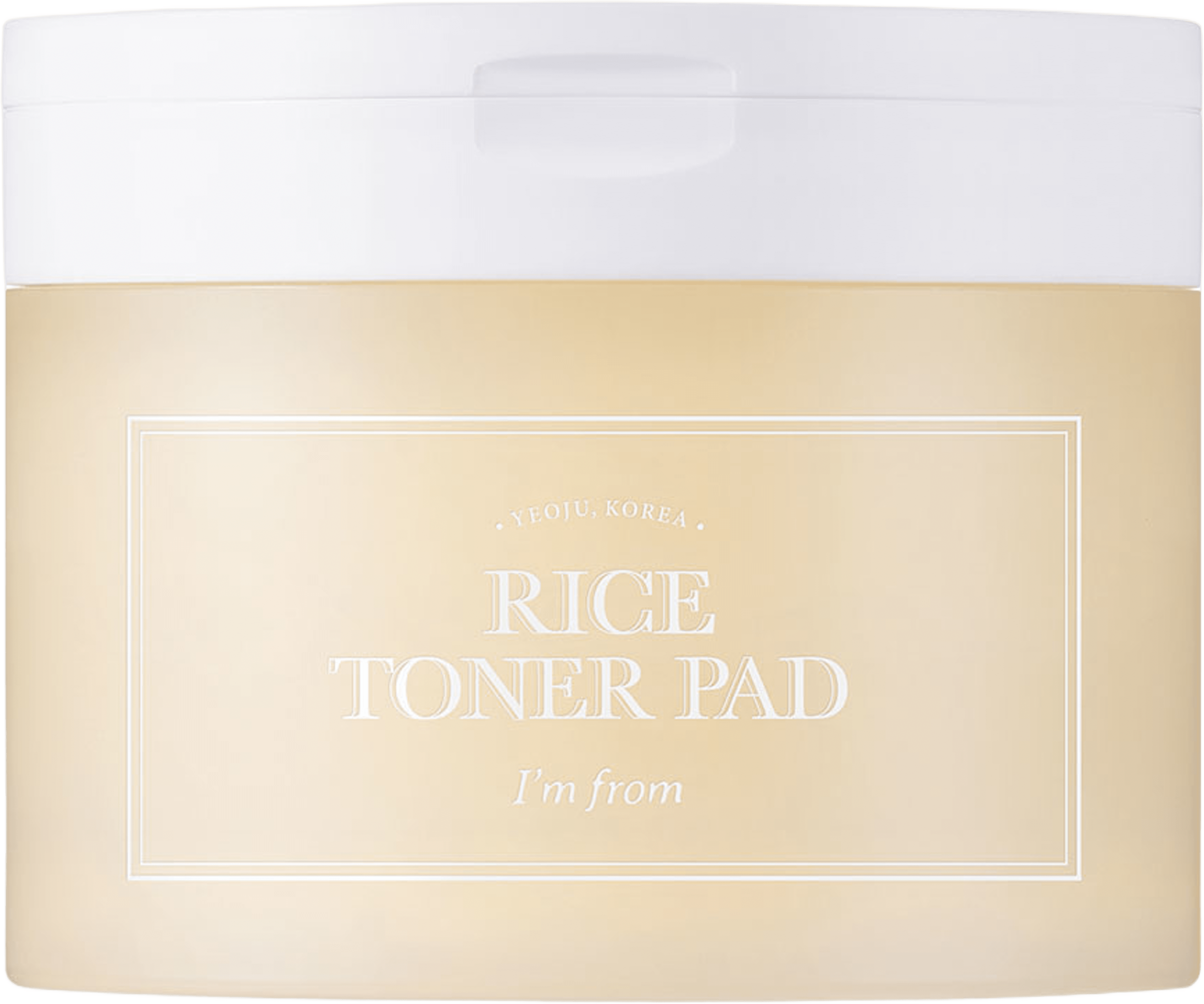 Rice Toner Pad 60 pads, från I'm From. Klicka för att öppna bilden i stort format