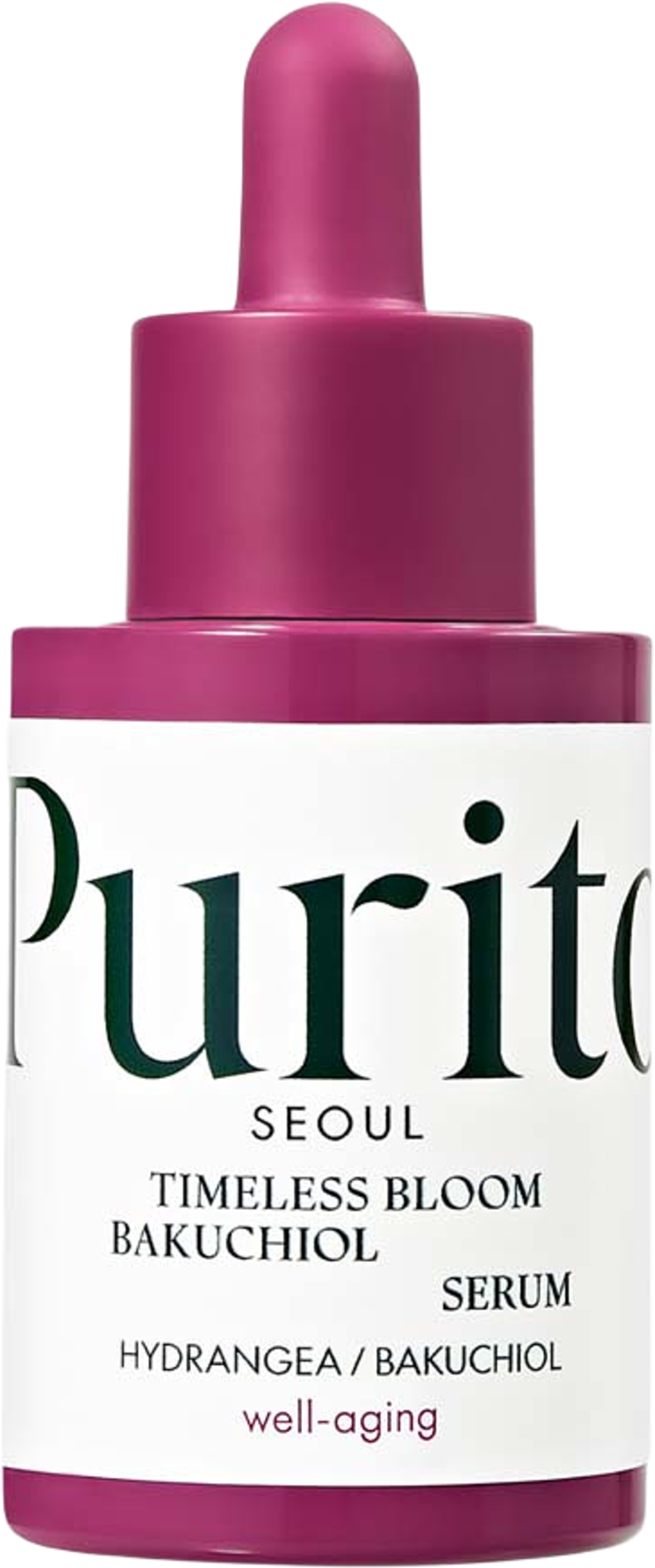 Timeless Bloom Bakuchiol Serum, från Purito. Klicka för att öppna bilden i stort format