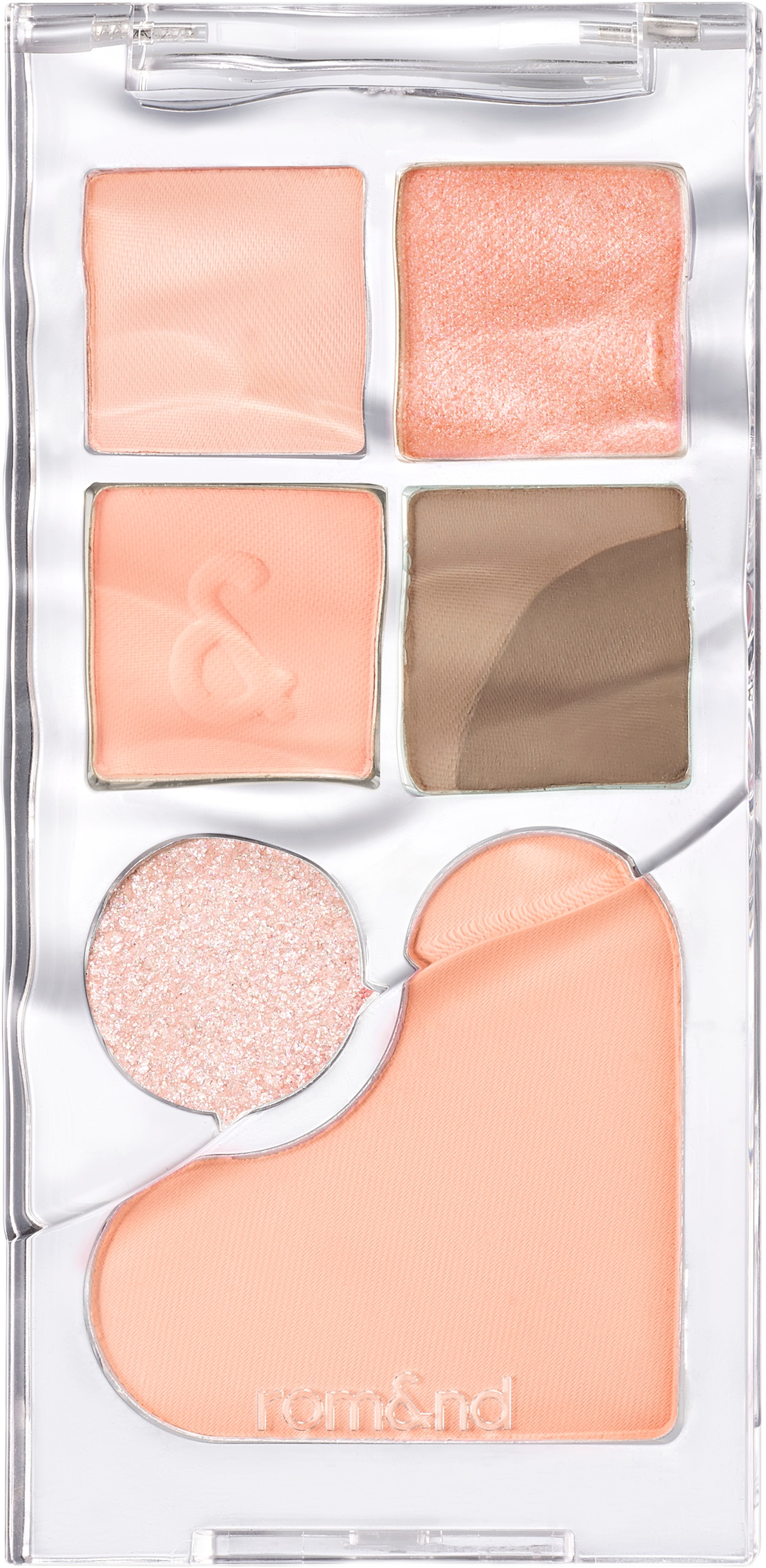 Bare Layer Palette, från rom&nd, i färgen Apricot Mood.