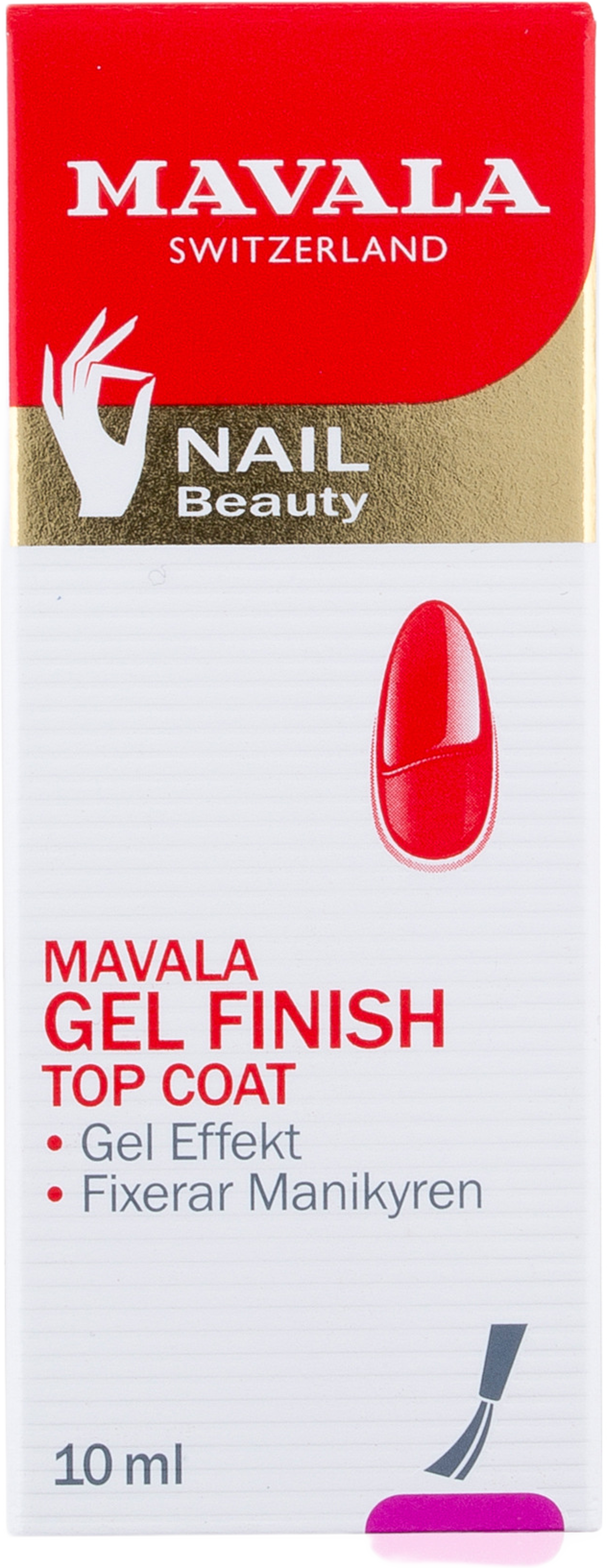 Gel Finish Top Coat, 10 ml