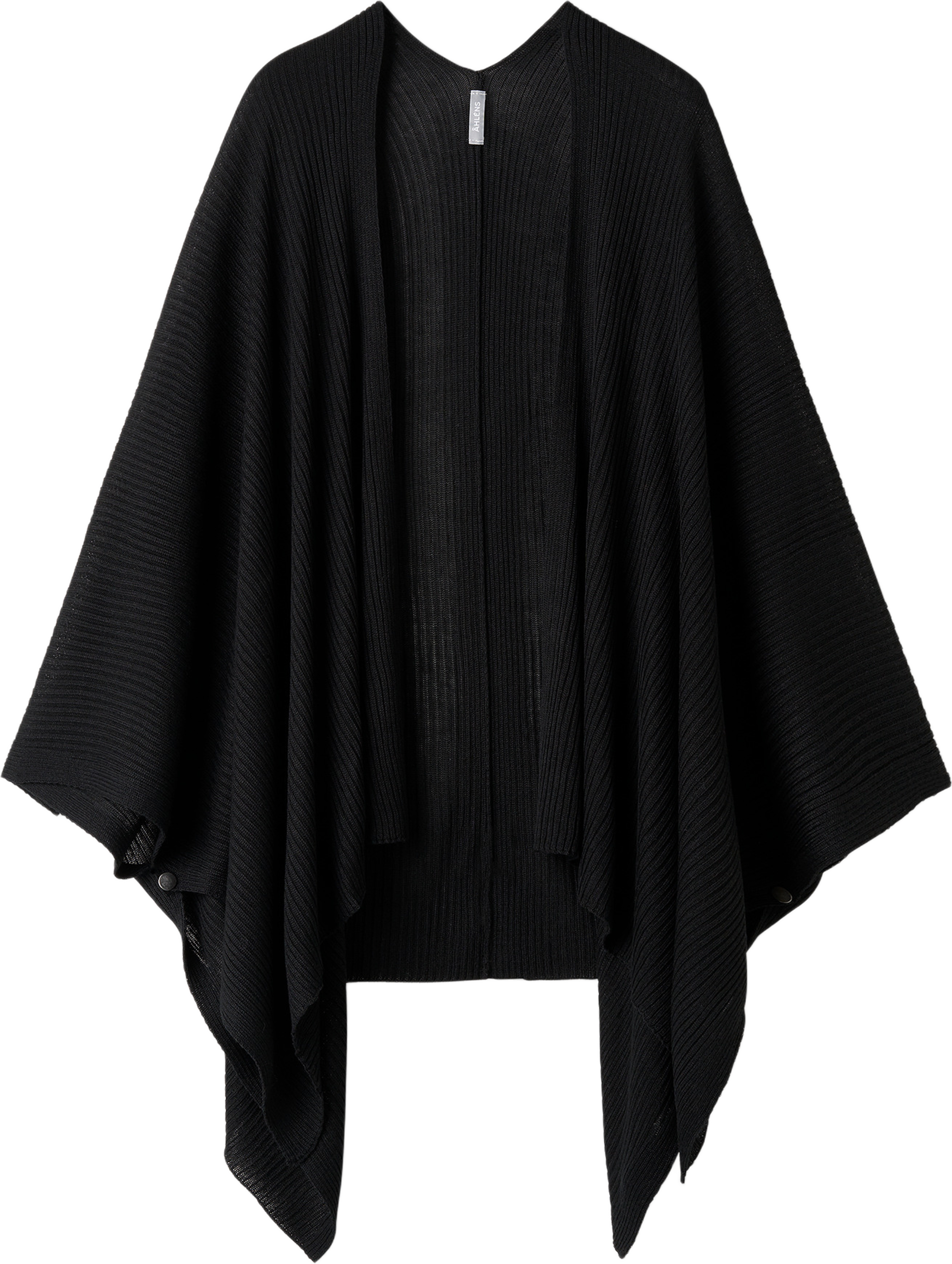 Ribbstickad poncho CLEO