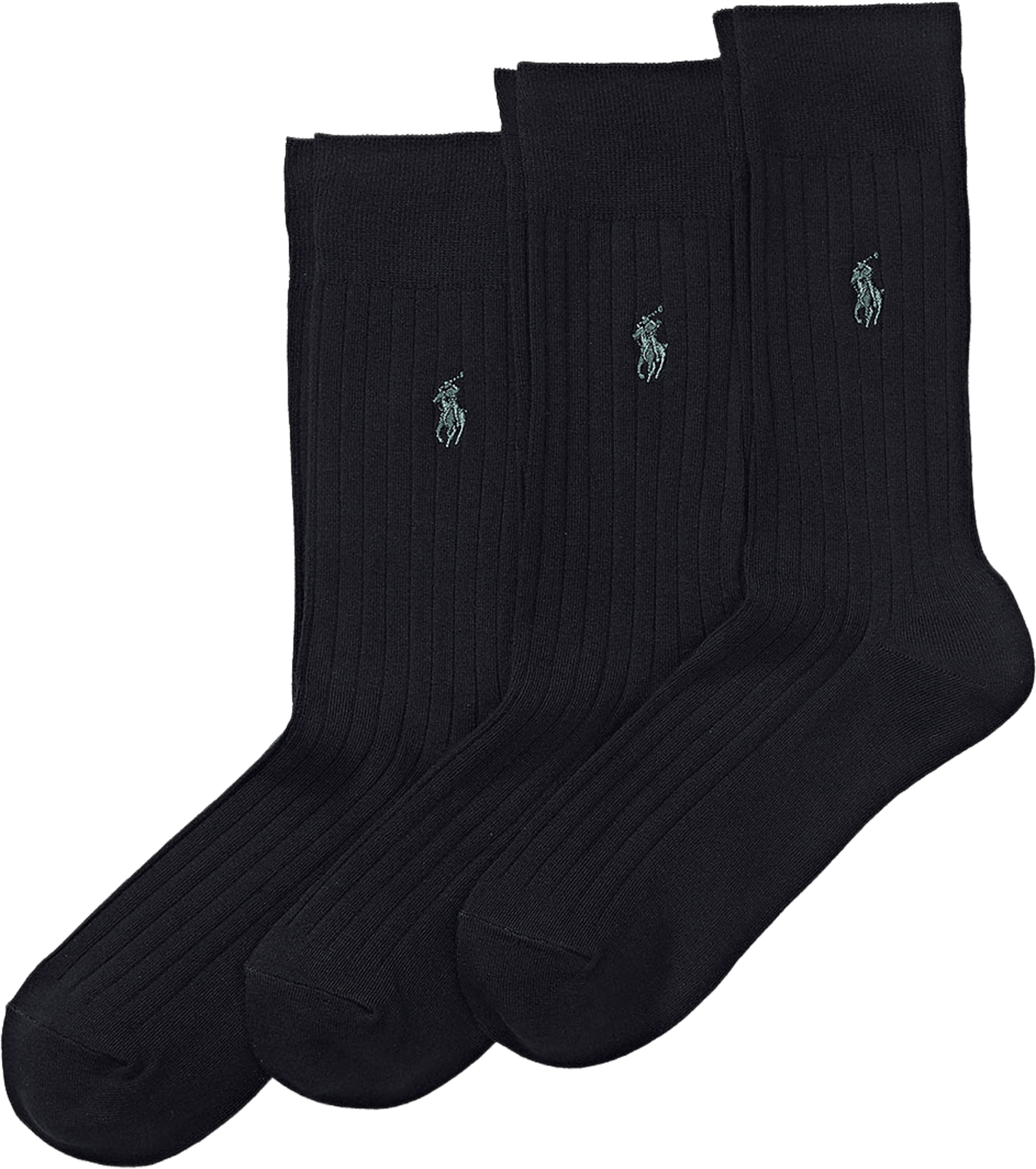 Ribbed Crew Sock 3-Pack