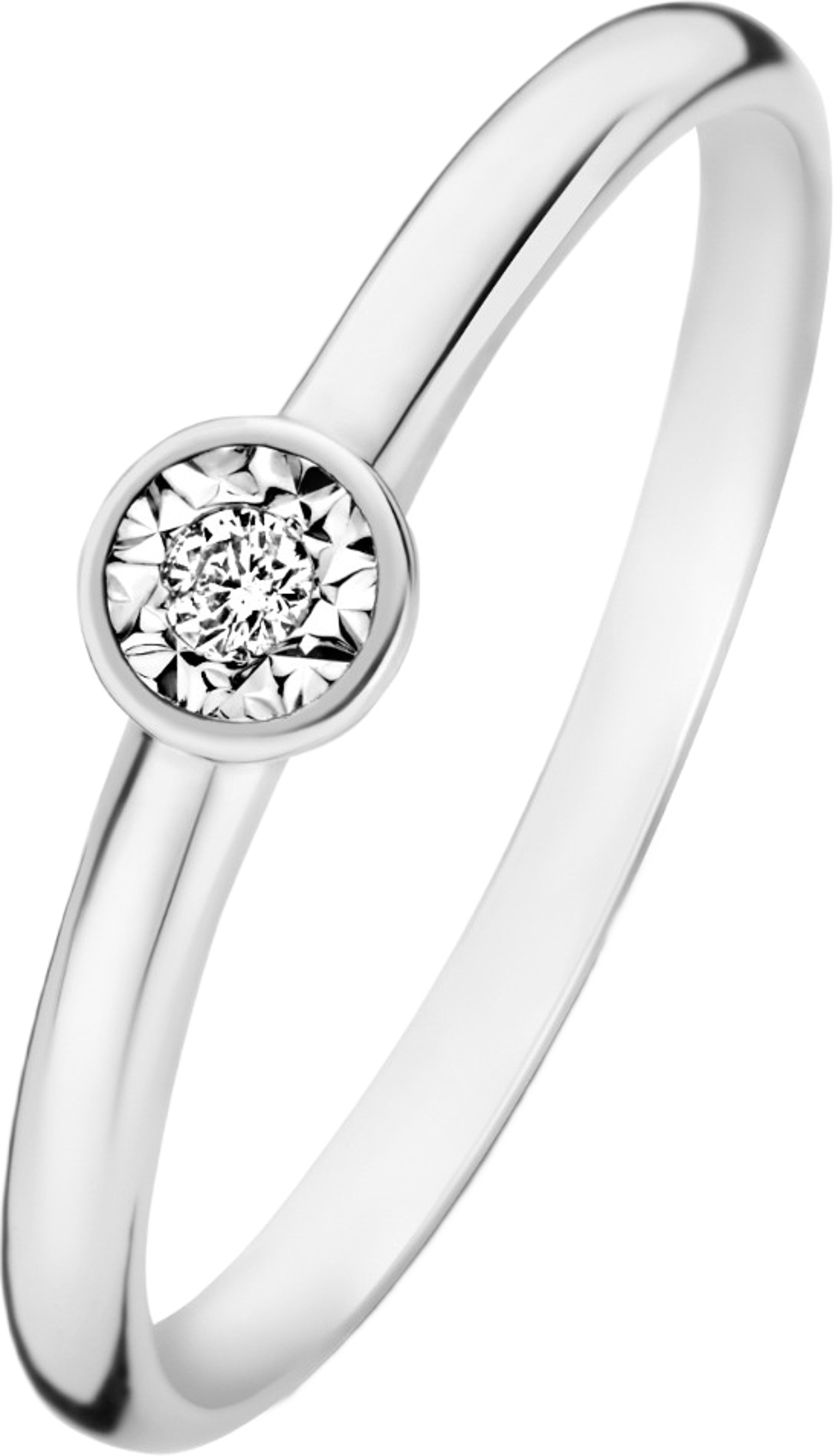 De La Paix 14 Karat Vitguld Ring