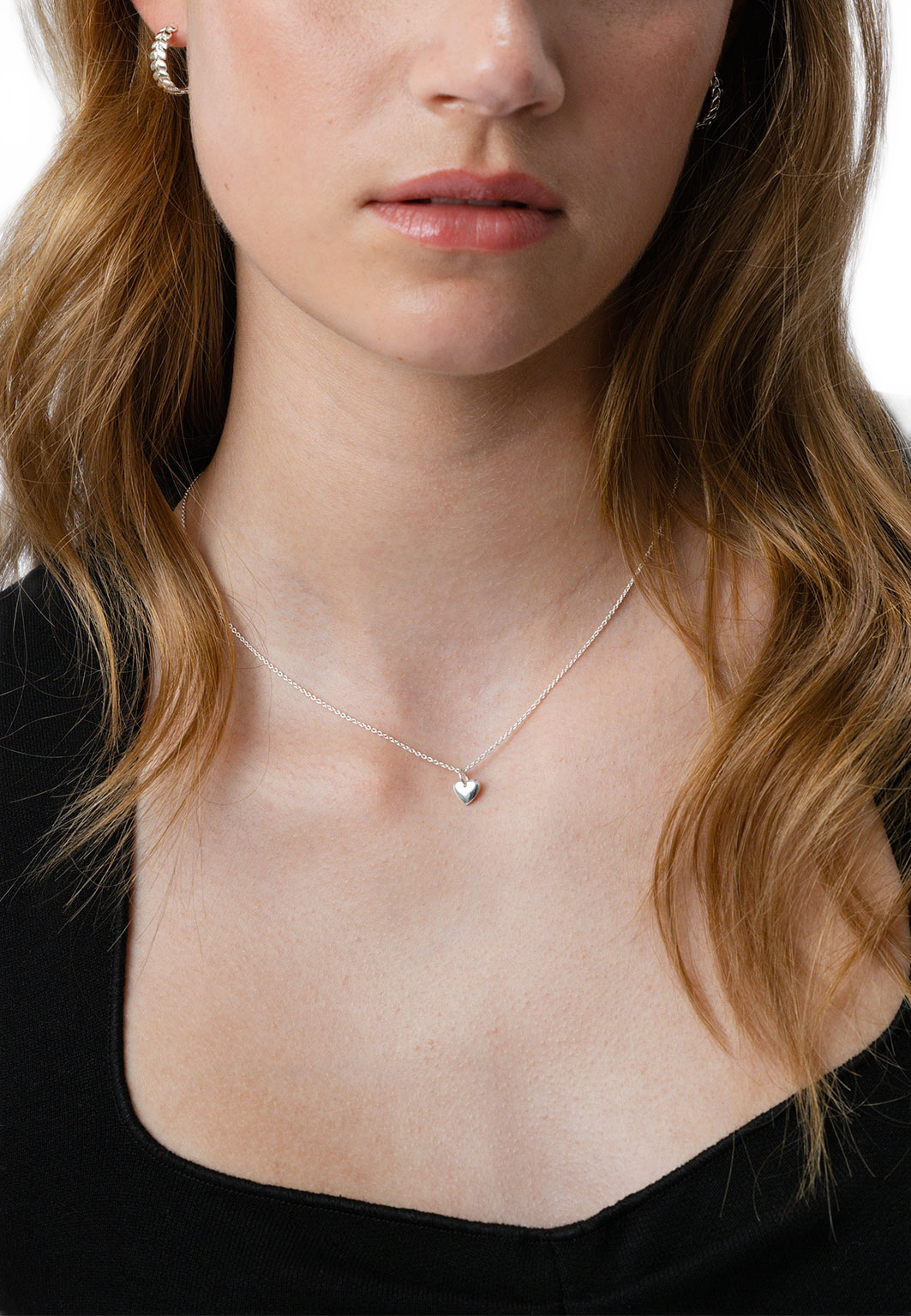 Beloved Heart Pendant Silver
