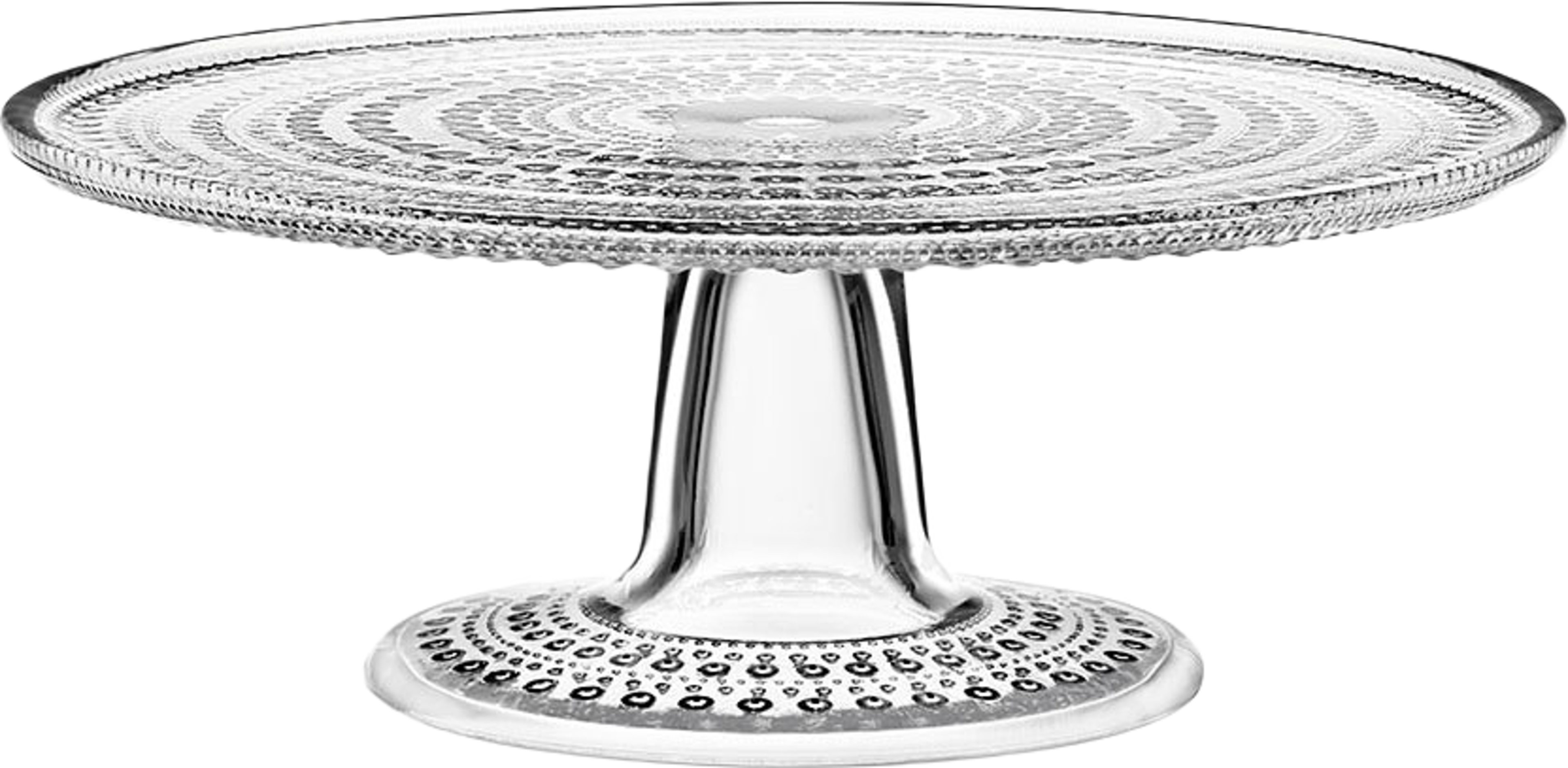 Kakfat Kastehelmi, Ø24 cm, från Iittala, i färgen Klar. Klicka för att öppna bilden i stort format