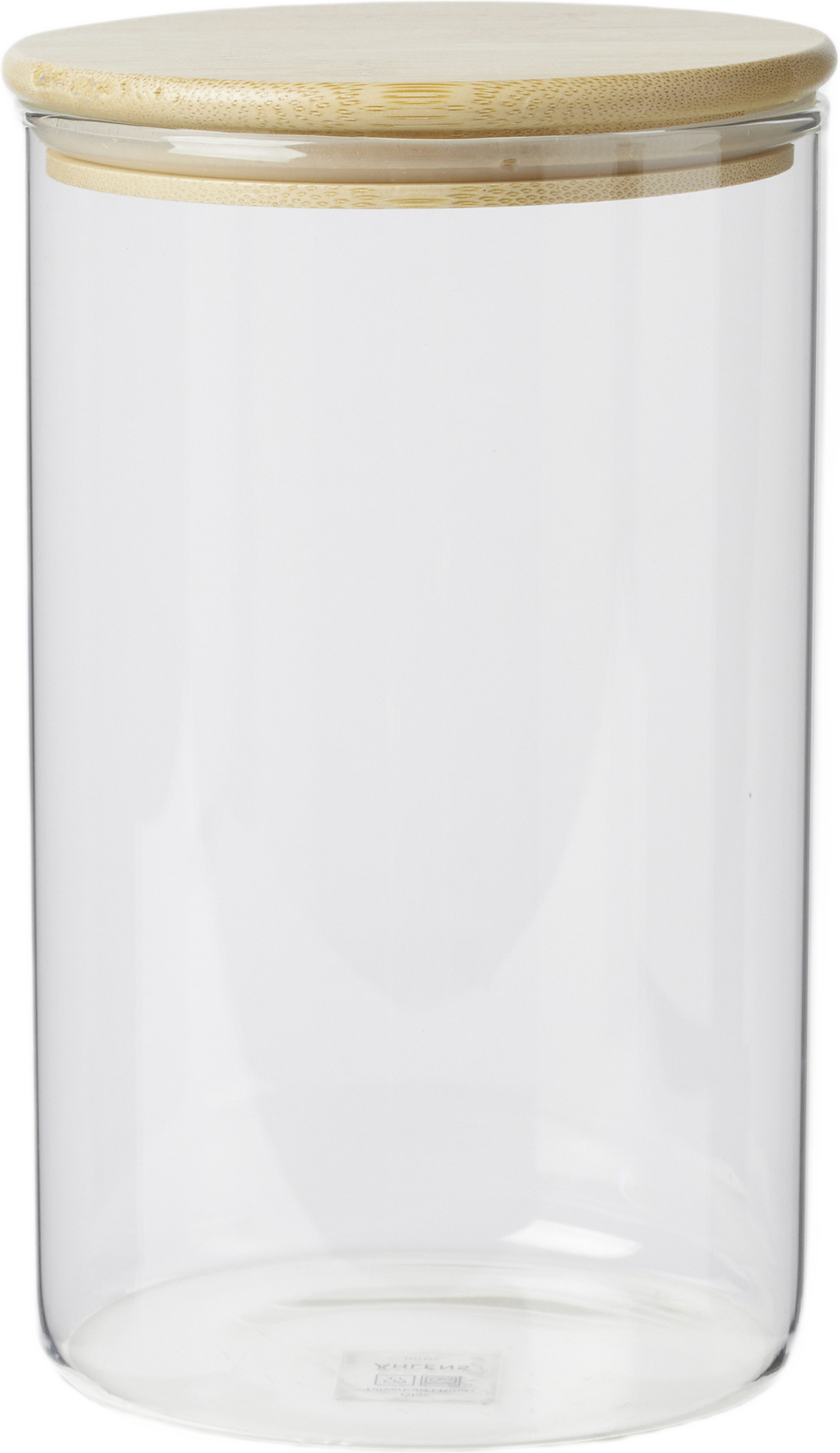 Glasburk med trälock 1,8 L