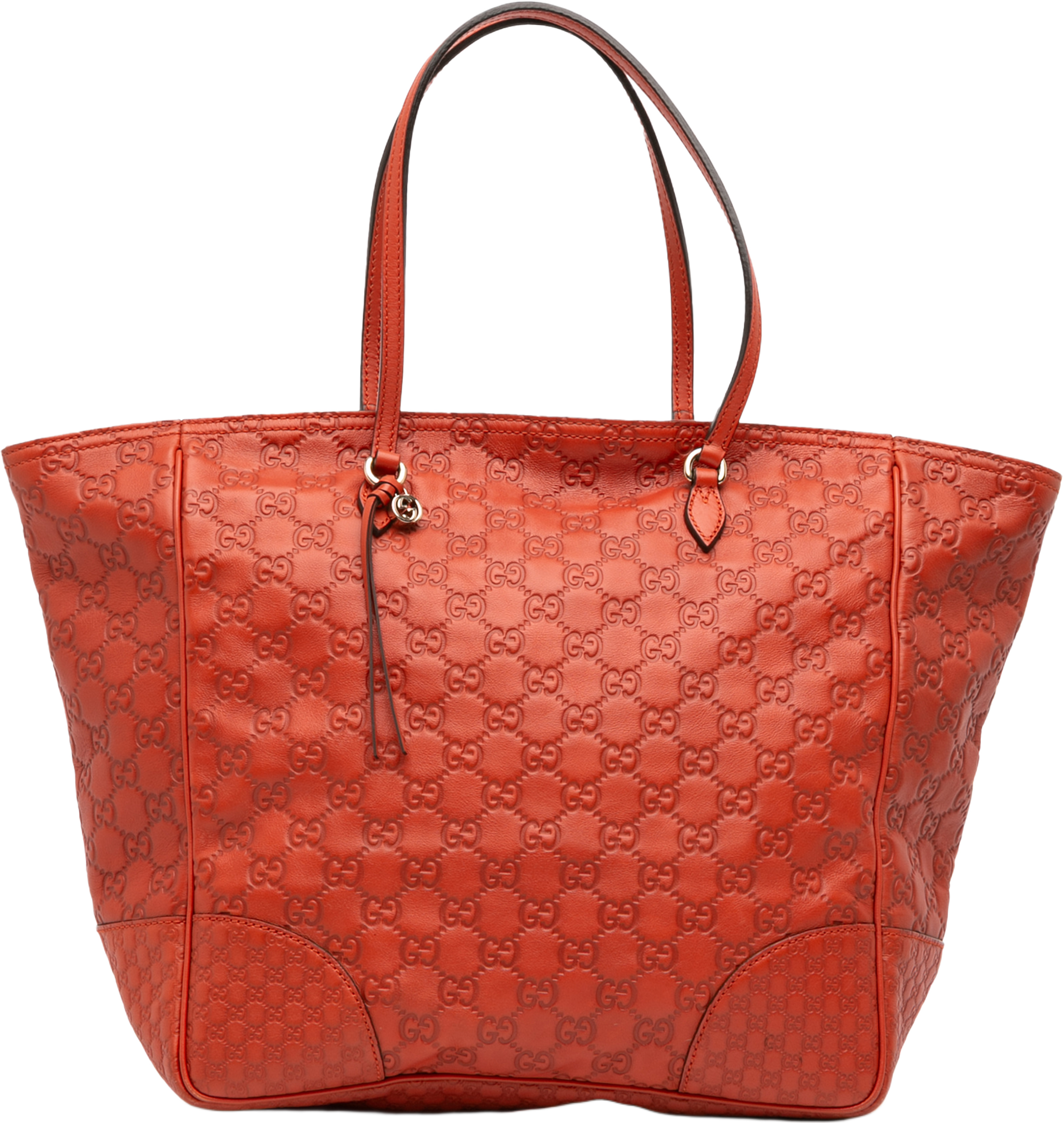 Gucci Guccissima Bree Tote, från Luxclusif, i färgen orange. Klicka för att öppna bilden i stort format
