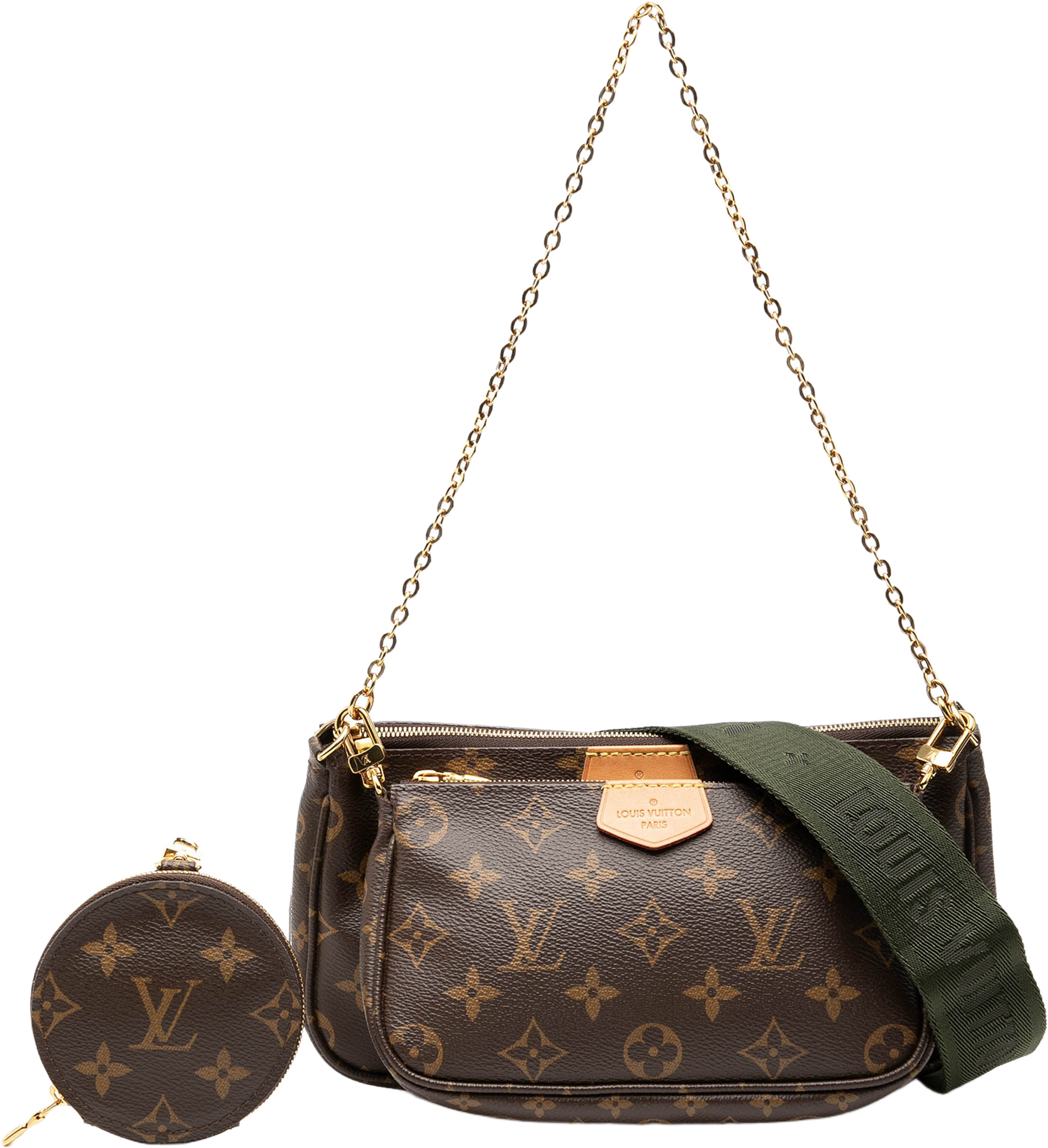 Louis Vuitton Monogram Multi Pochette Accessoires, från Luxclusif, i färgen brown. Klicka för att öppna bilden i stort format