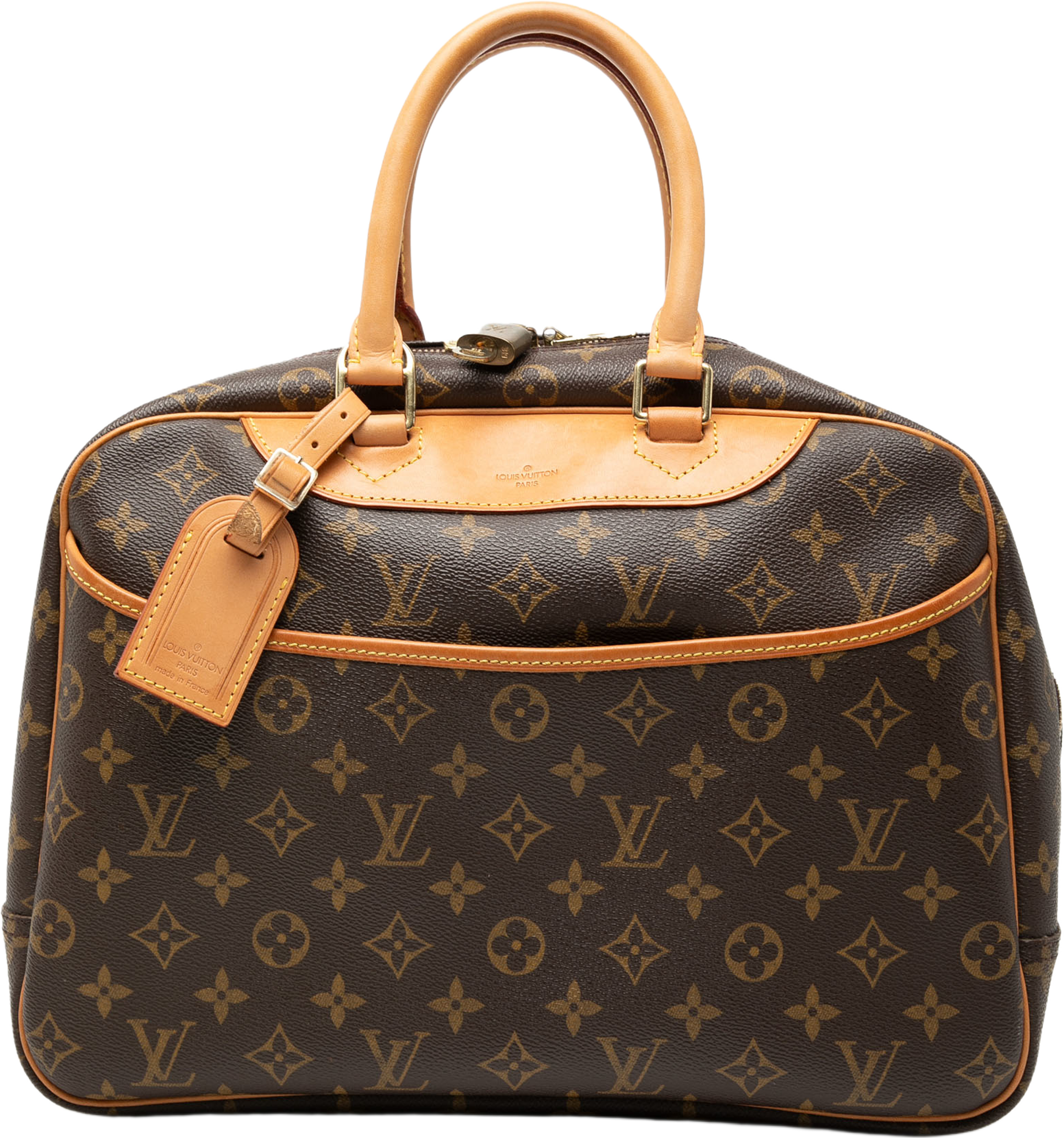 Louis Vuitton Monogram Deauville, från Luxclusif, i färgen brown. Klicka för att öppna bilden i stort format