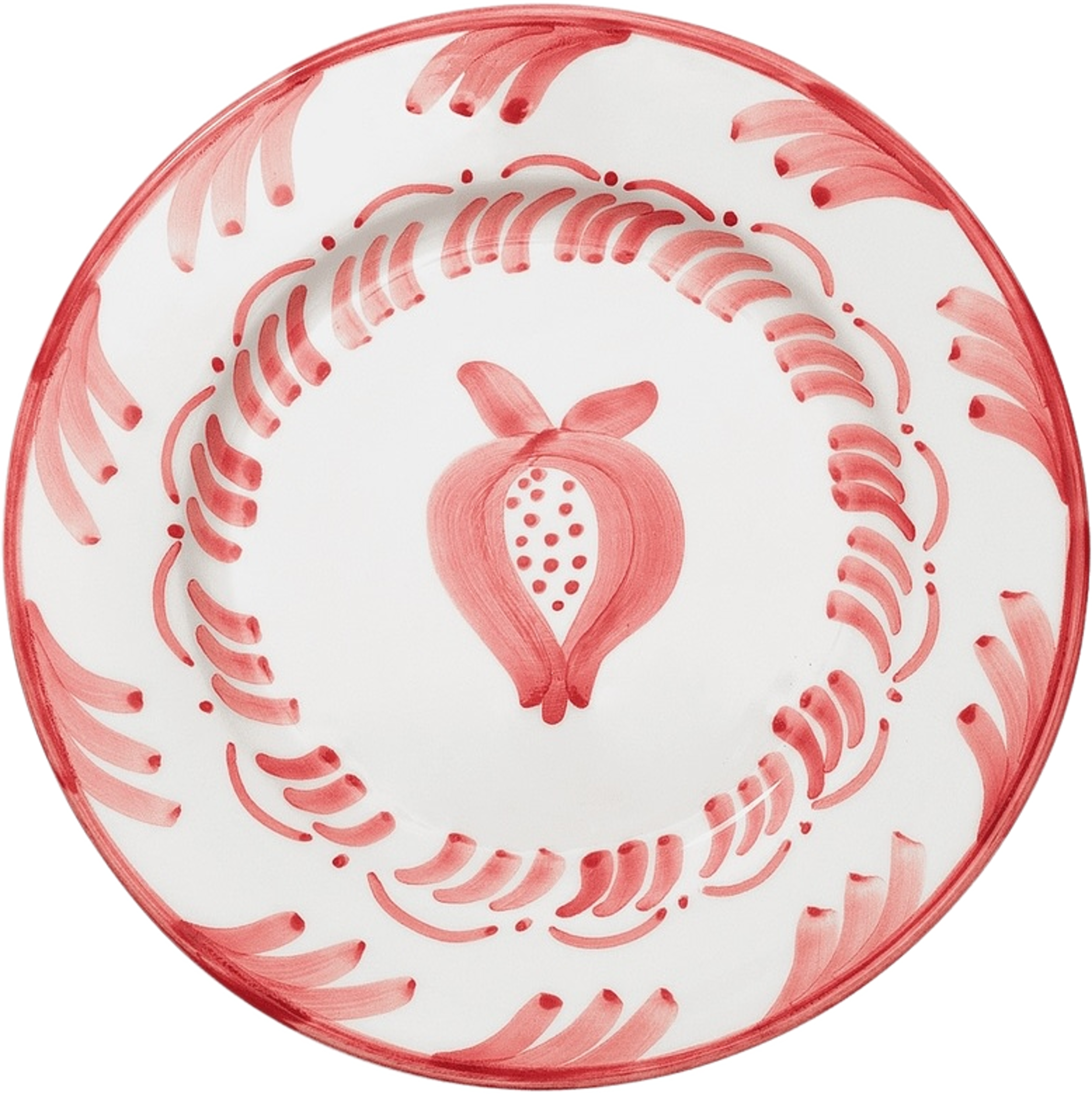 Pomegranate Assiett - 22 Cm, från Pick A Poppy, i färgen red. Klicka för att öppna bilden i stort format