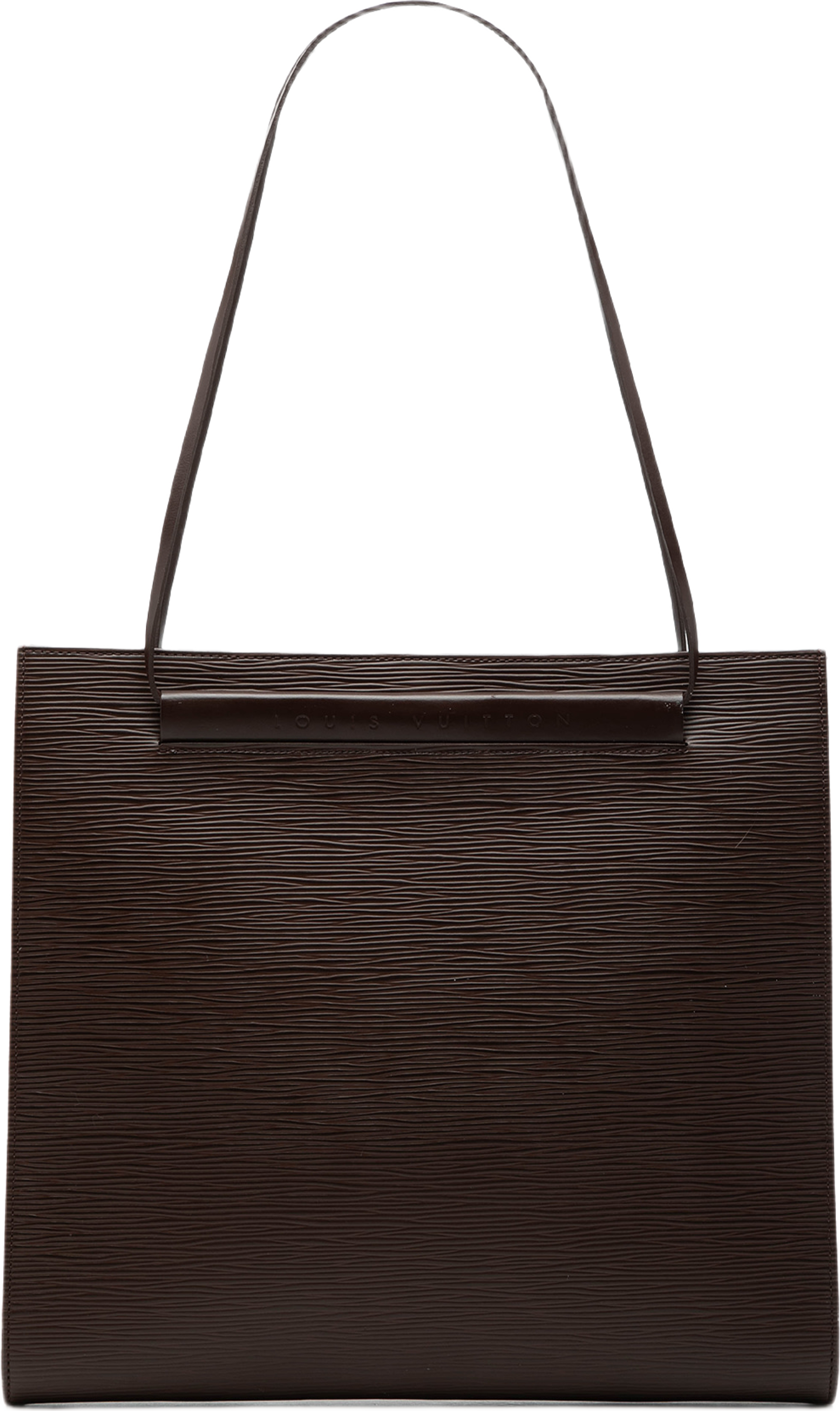 Louis Vuitton Epi Saint Tropez, från Luxclusif, i färgen brun. Klicka för att öppna bilden i stort format