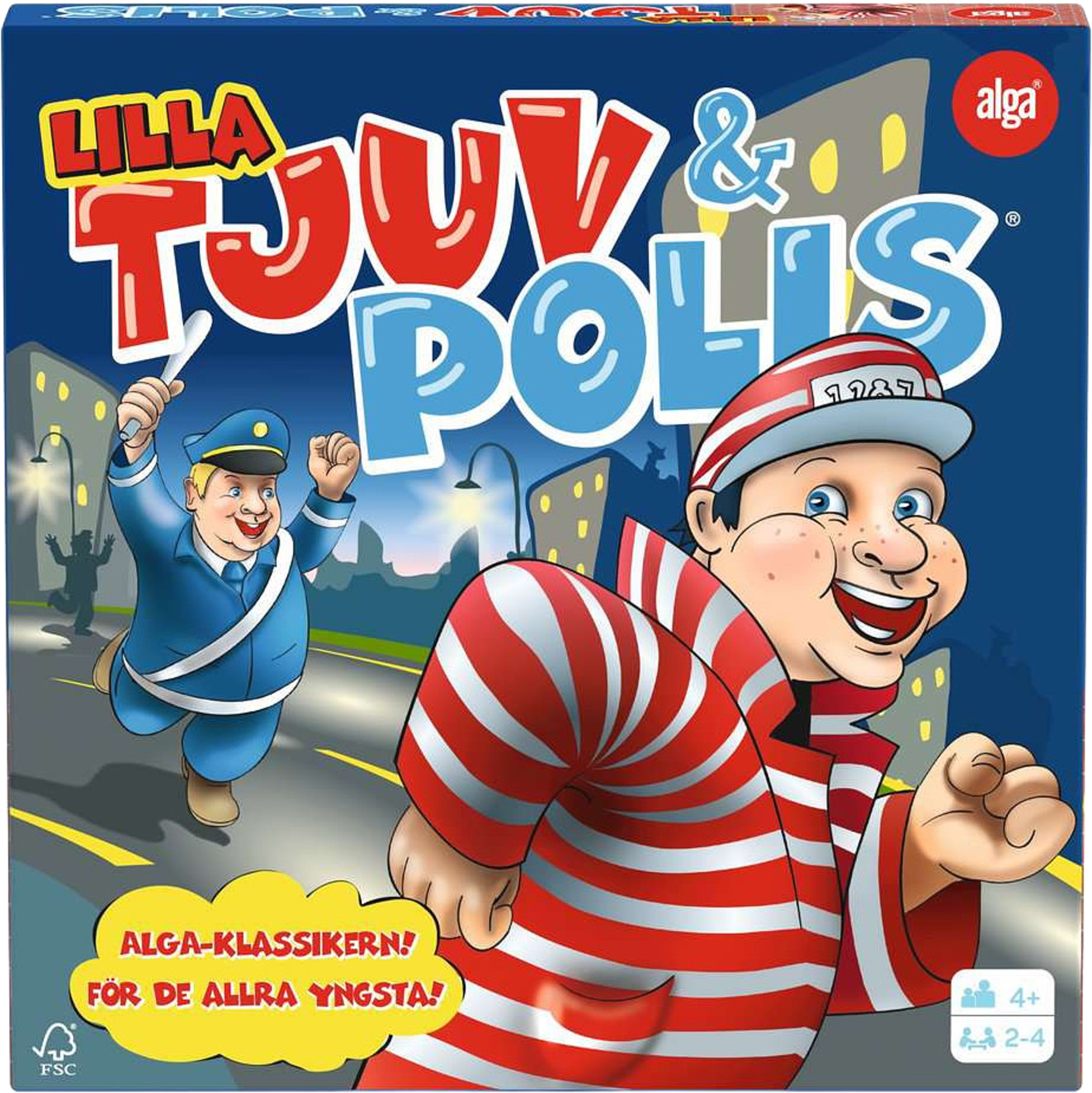 Spel, Lilla tjuv & polis, från ALGA. Klicka för att öppna bilden i stort format