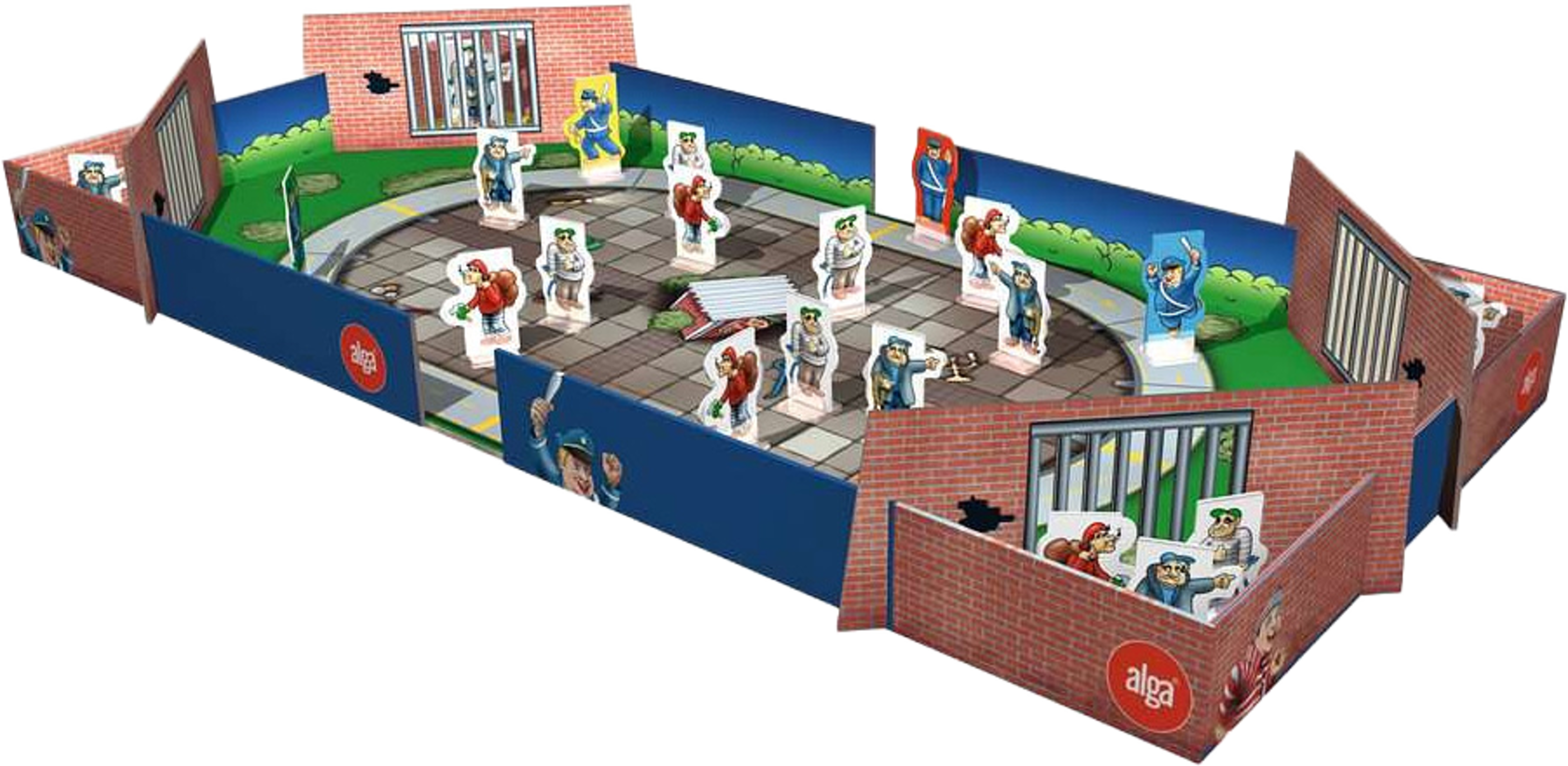 Spel, Lilla tjuv & polis, från ALGA. Klicka för att öppna bilden i stort format