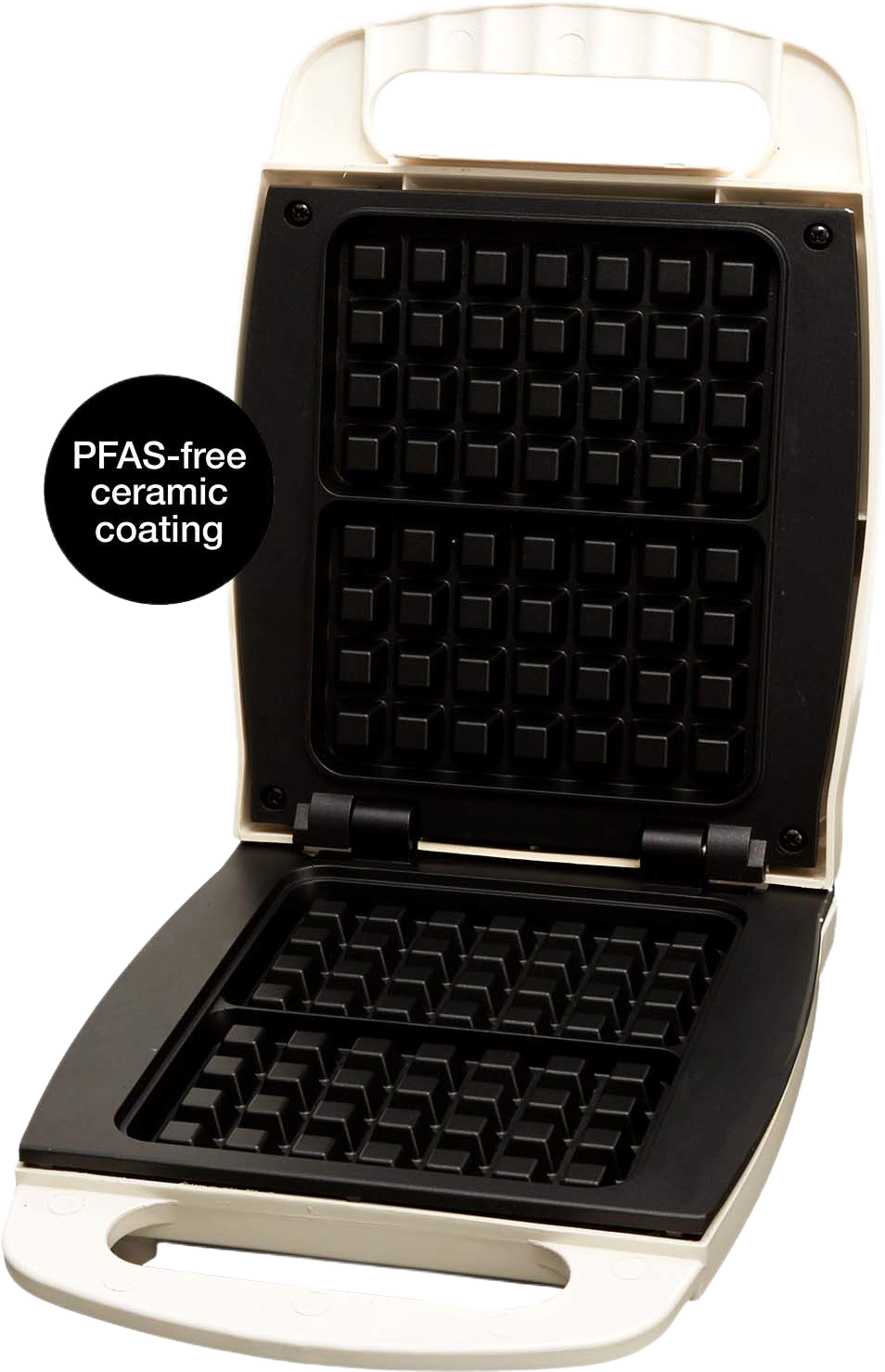 Våffeljärn Belgiskt Classic 902.2 Keramiskt, från Åviken, i färgen vit. Klicka för att öppna bilden i stort format