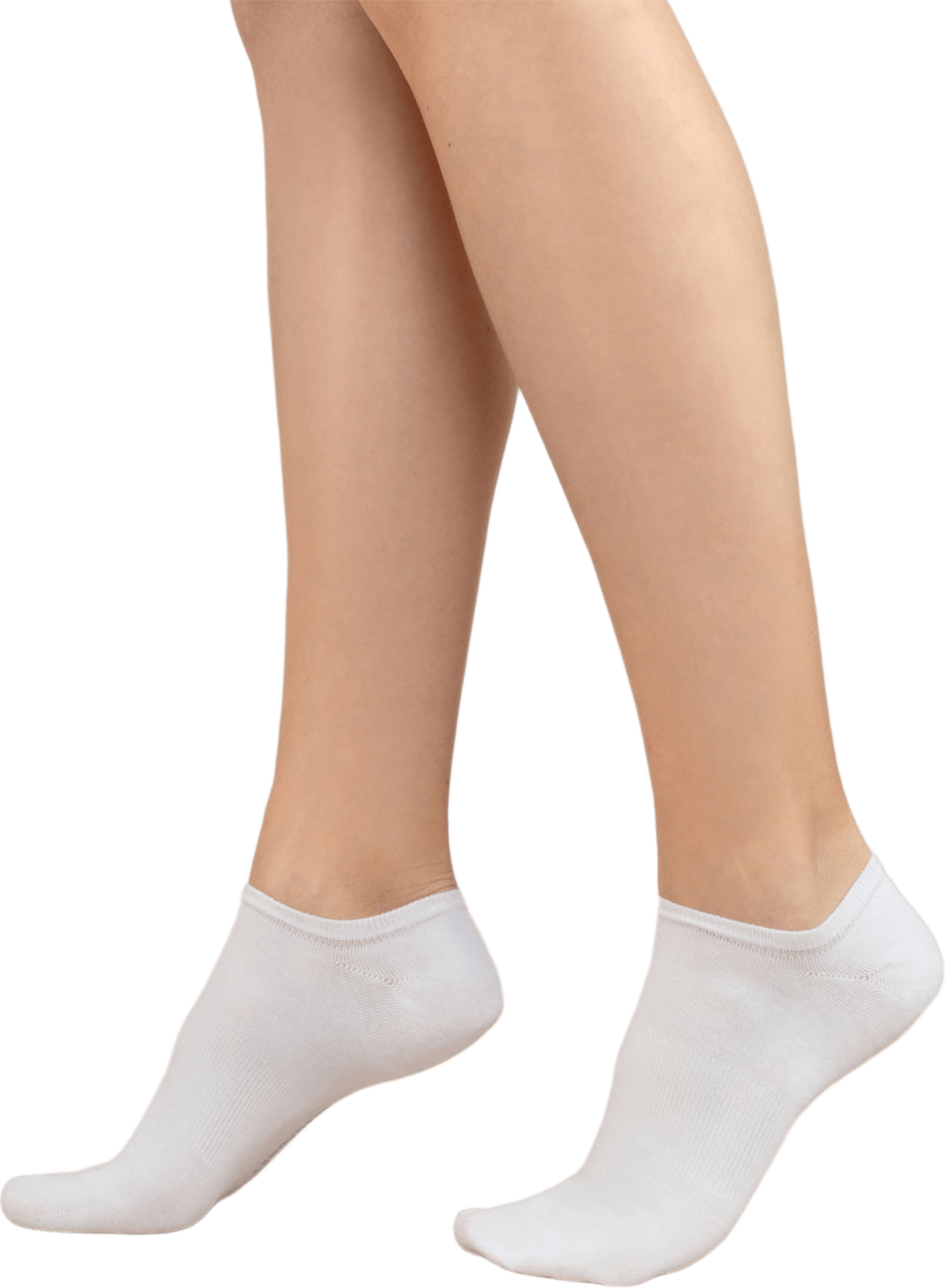 Sneakersocka i bomull, 2-pack