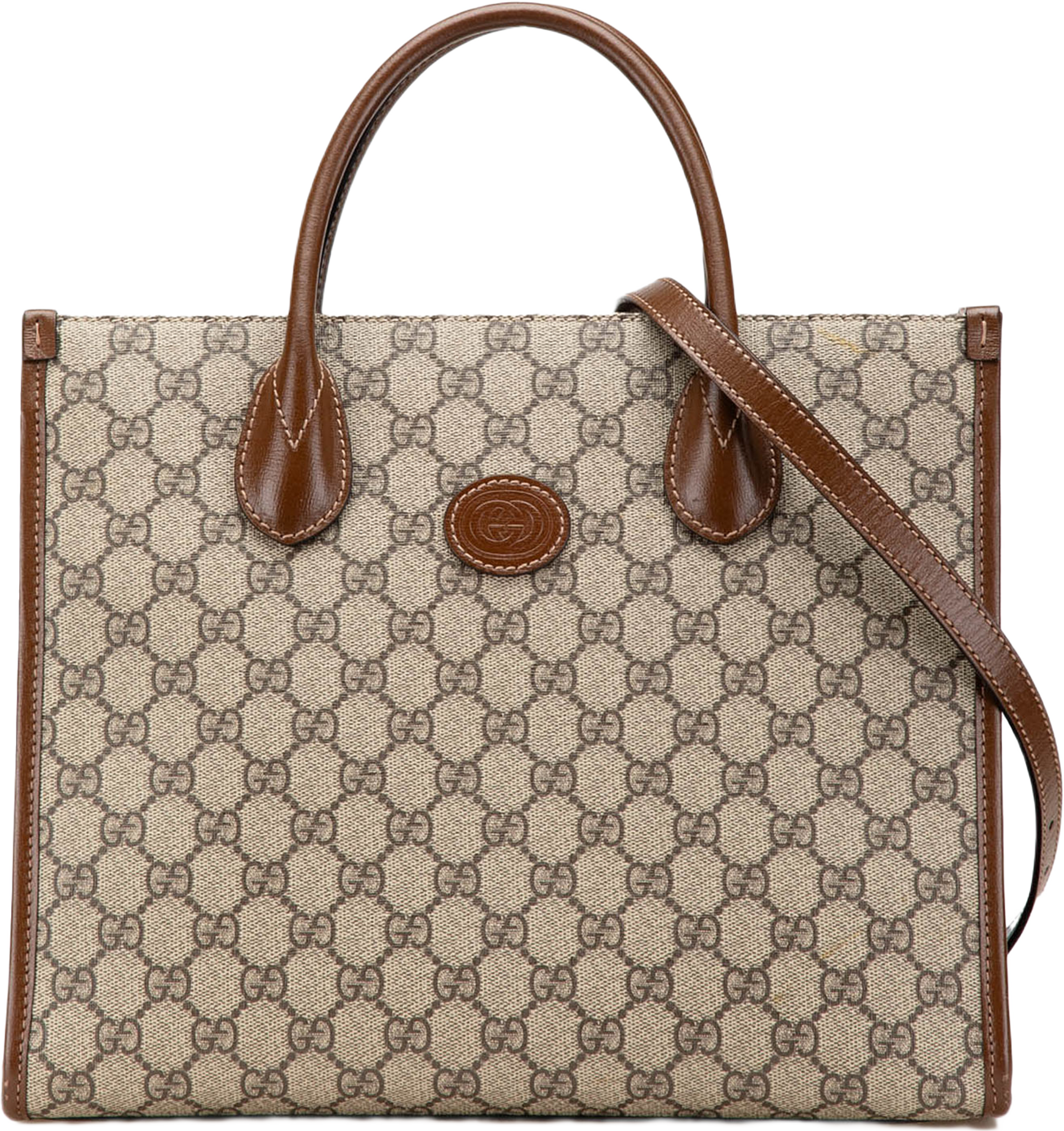 Gucci Small Gg Supreme Interlocking G Tote