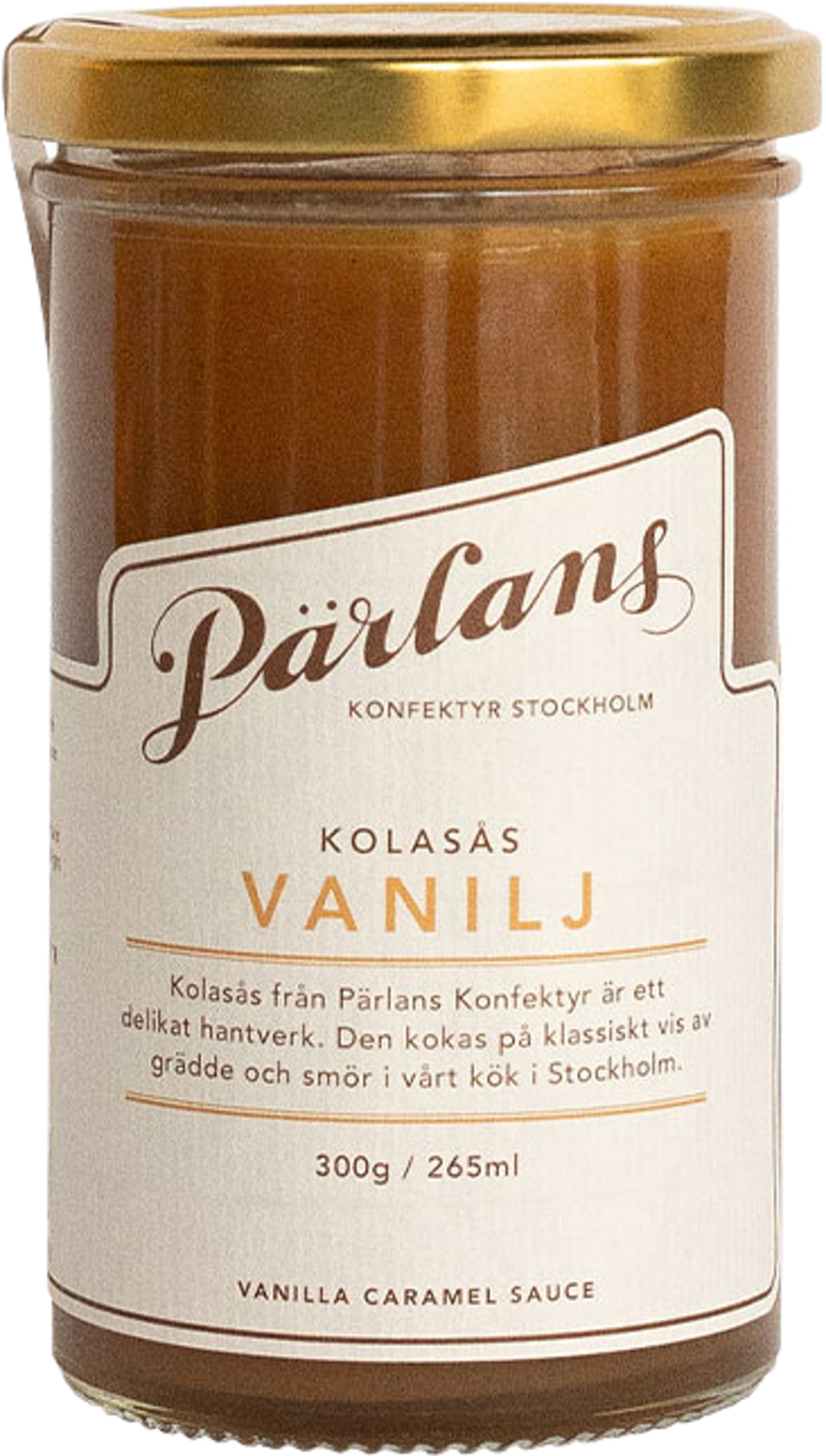 kolasås VANILJ glasburk