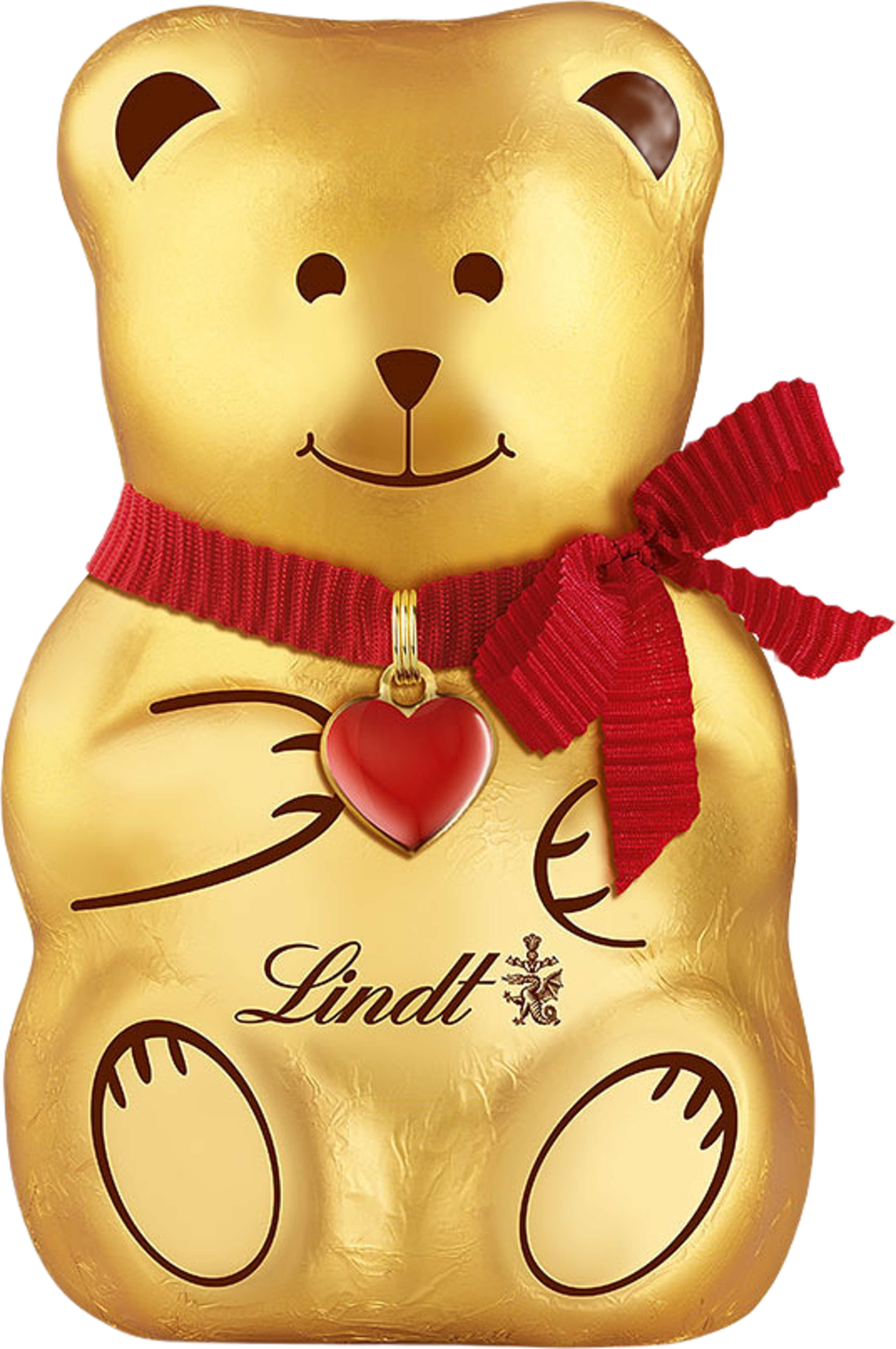 Gold TEDDY chokladfigur, från Lindt, i färgen Gold. Klicka för att öppna bilden i stort format