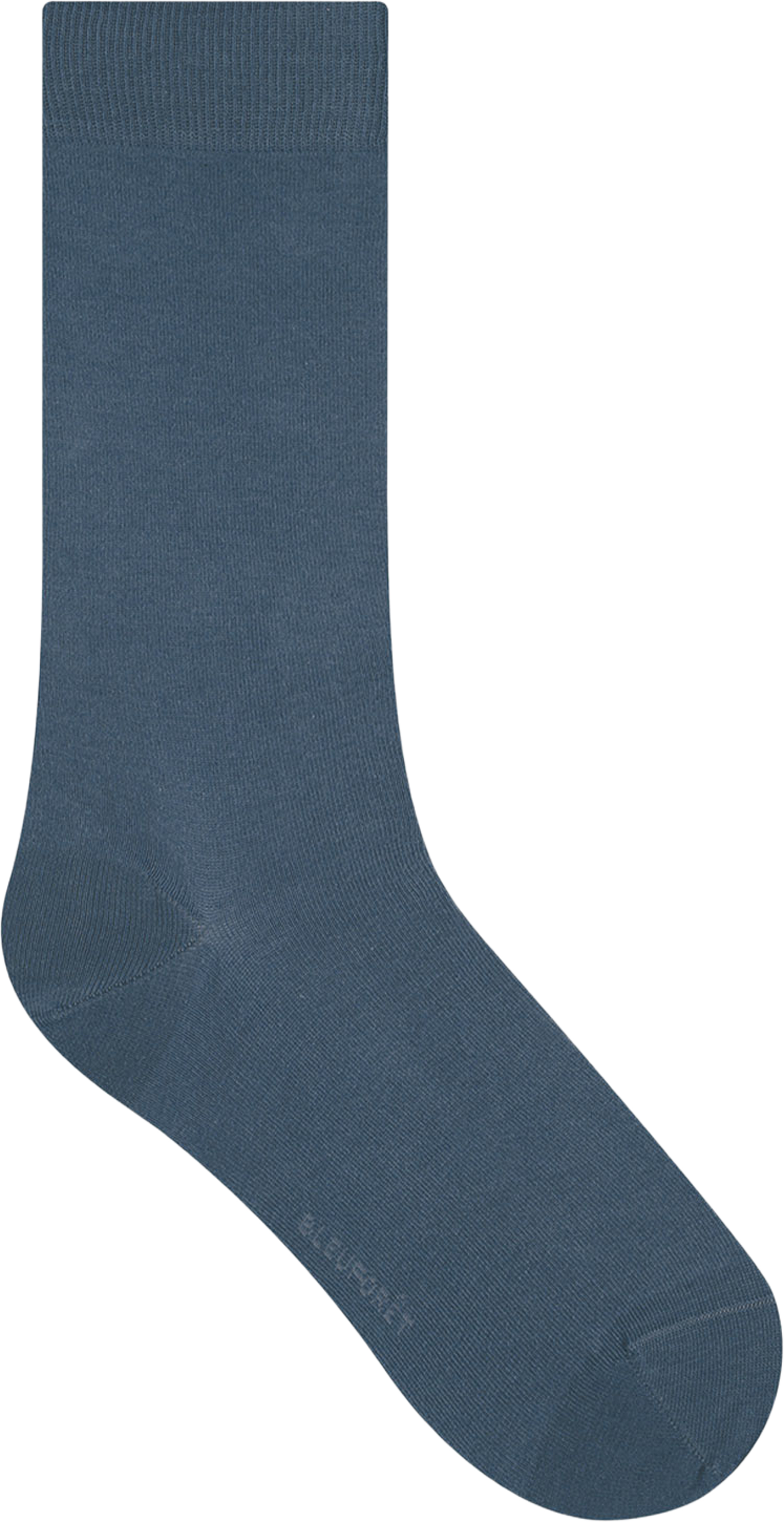 Klassisk socka i egyptisk bomull, från BleuForêt, i färgen Blue. Klicka för att öppna bilden i stort format