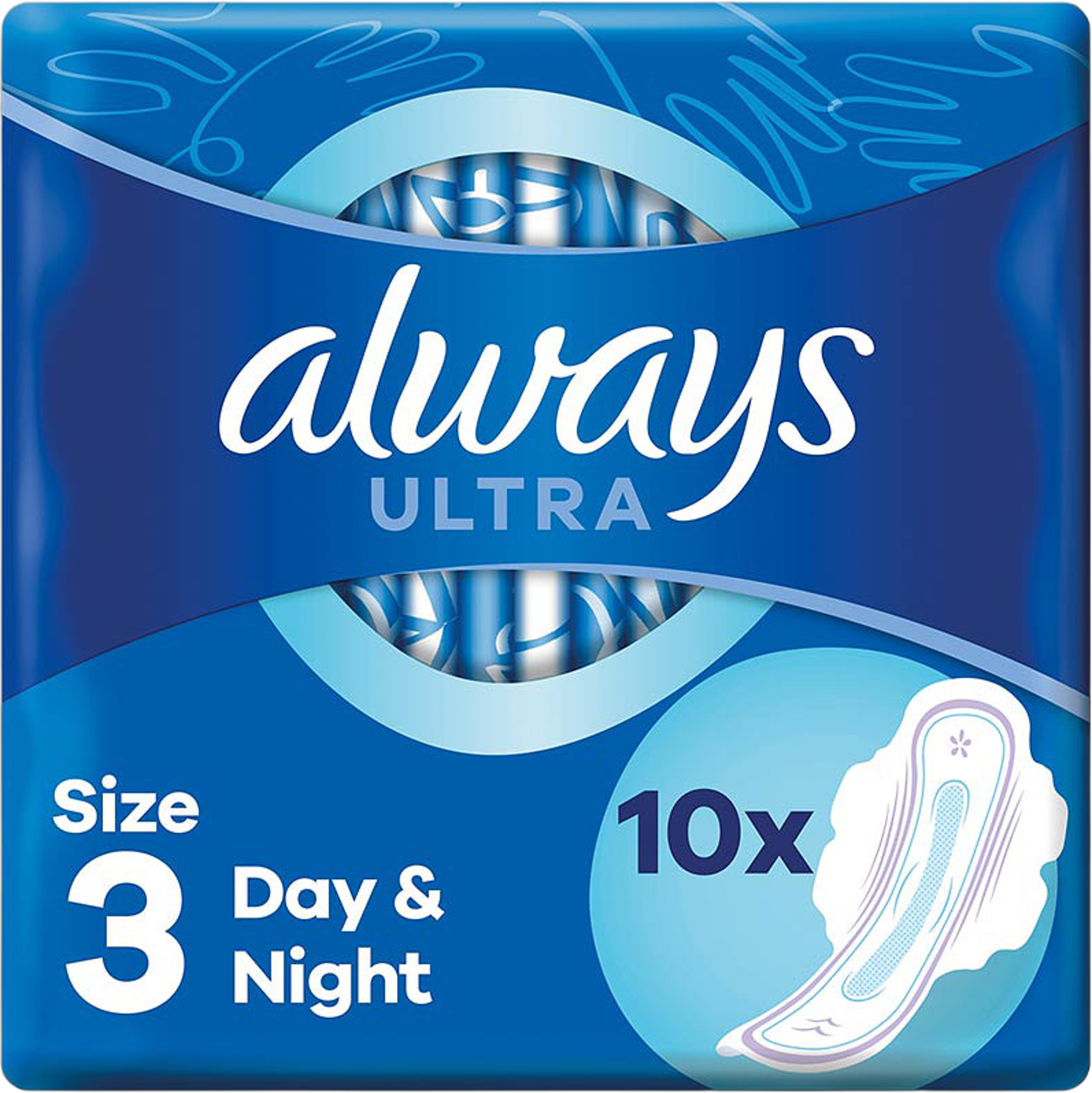 Ultra Day & Night Bindor med Vingar S3, 10 st