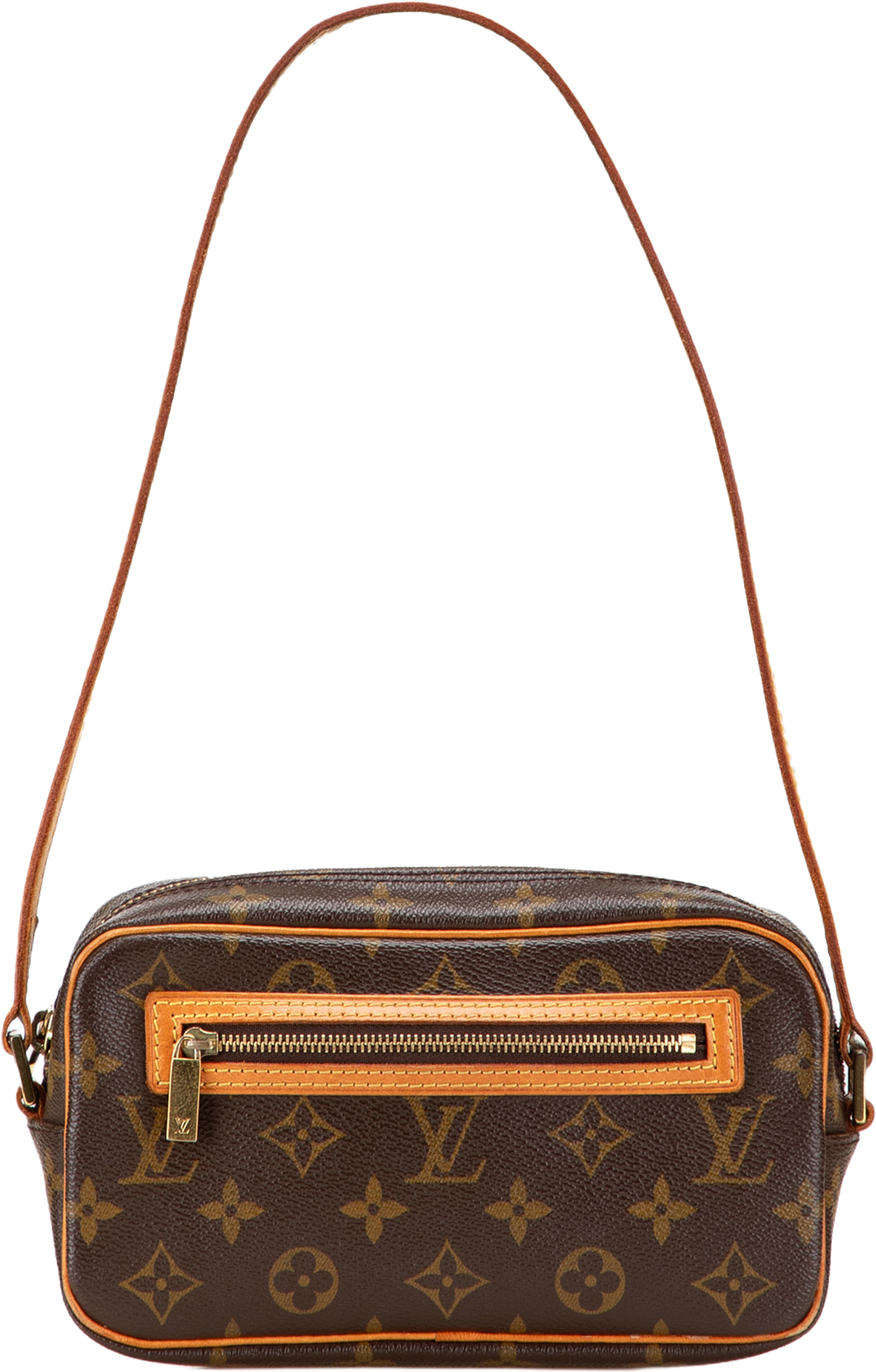 Louis Vuitton Monogram Pochette Cite, från Luxclusif, i färgen brown. Klicka för att öppna bilden i stort format