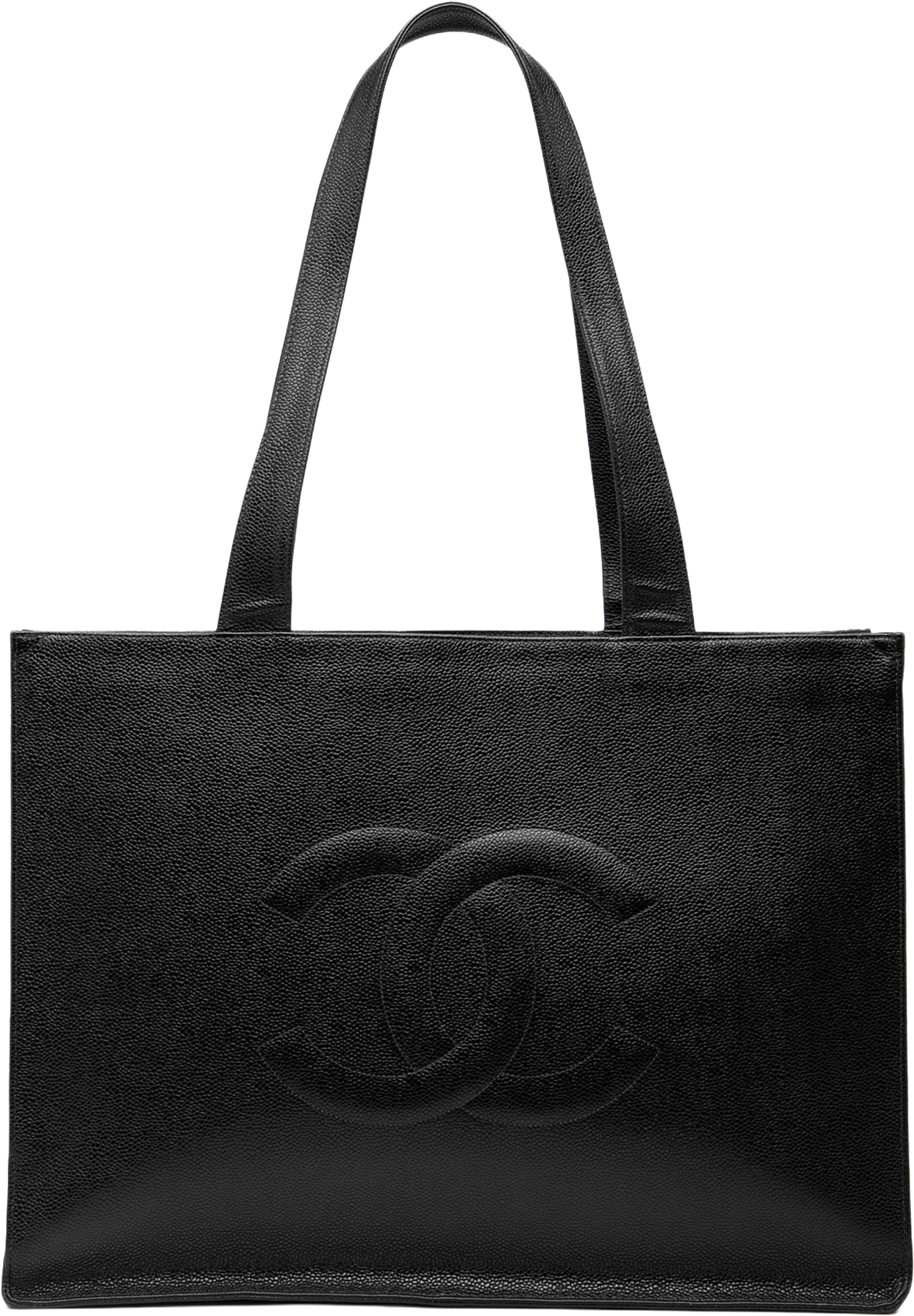 Chanel Cc Caviar Tote, från Luxclusif, i färgen black. Klicka för att öppna bilden i stort format