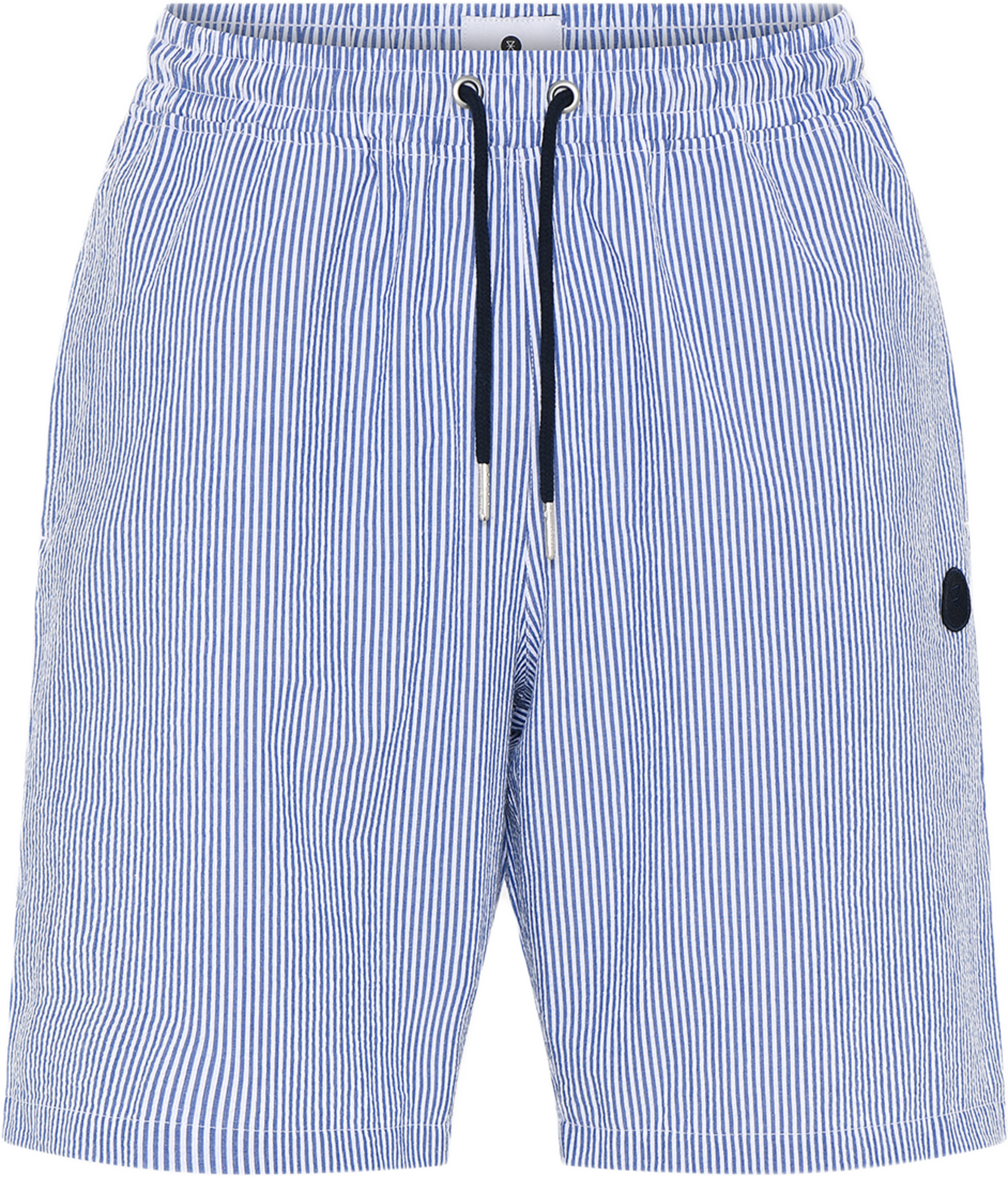 Ekologisk Bomull, Pyjamashorts, Blå Randig