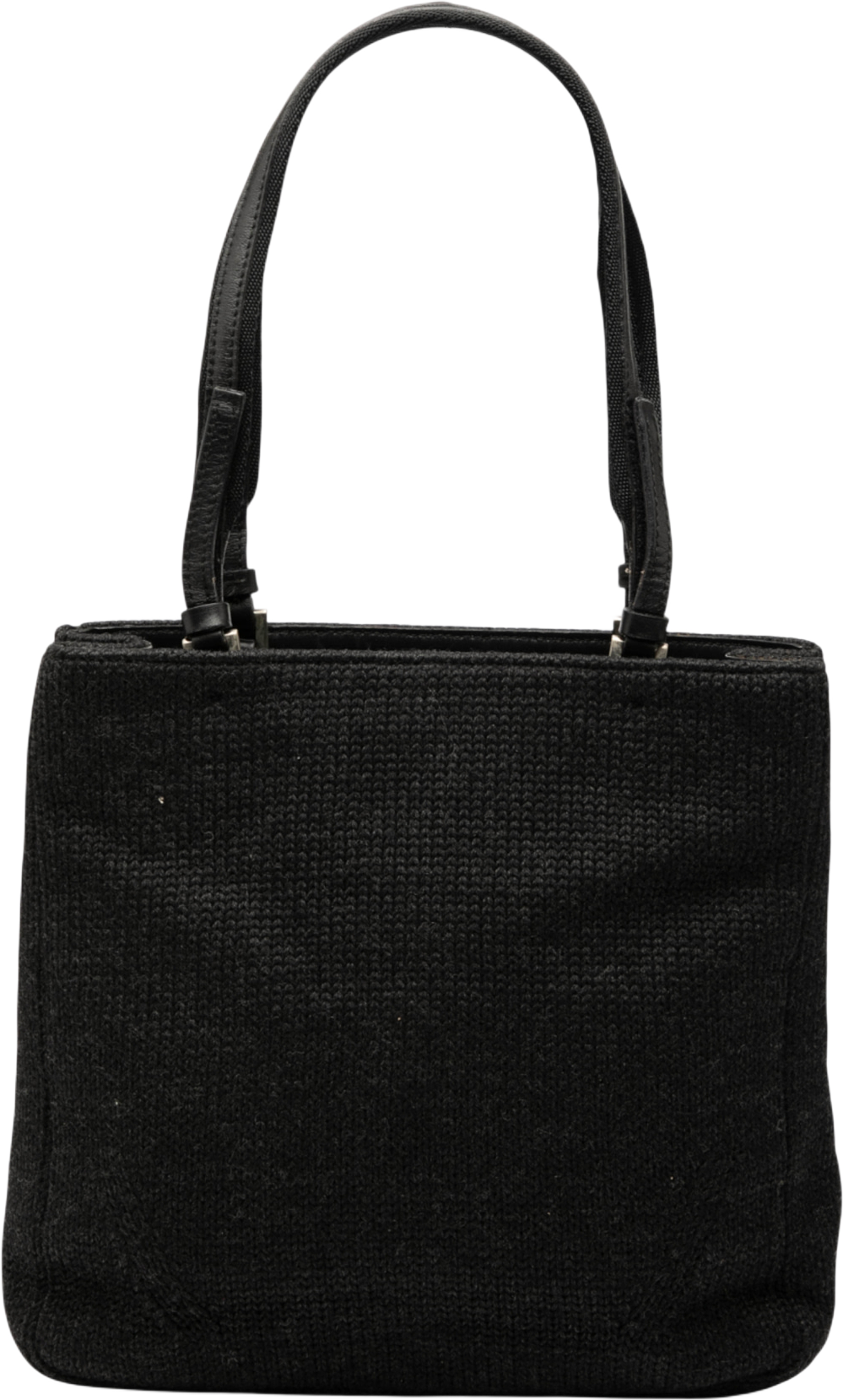 Prada Wool Tote, från Luxclusif, i färgen black. Klicka för att öppna bilden i stort format