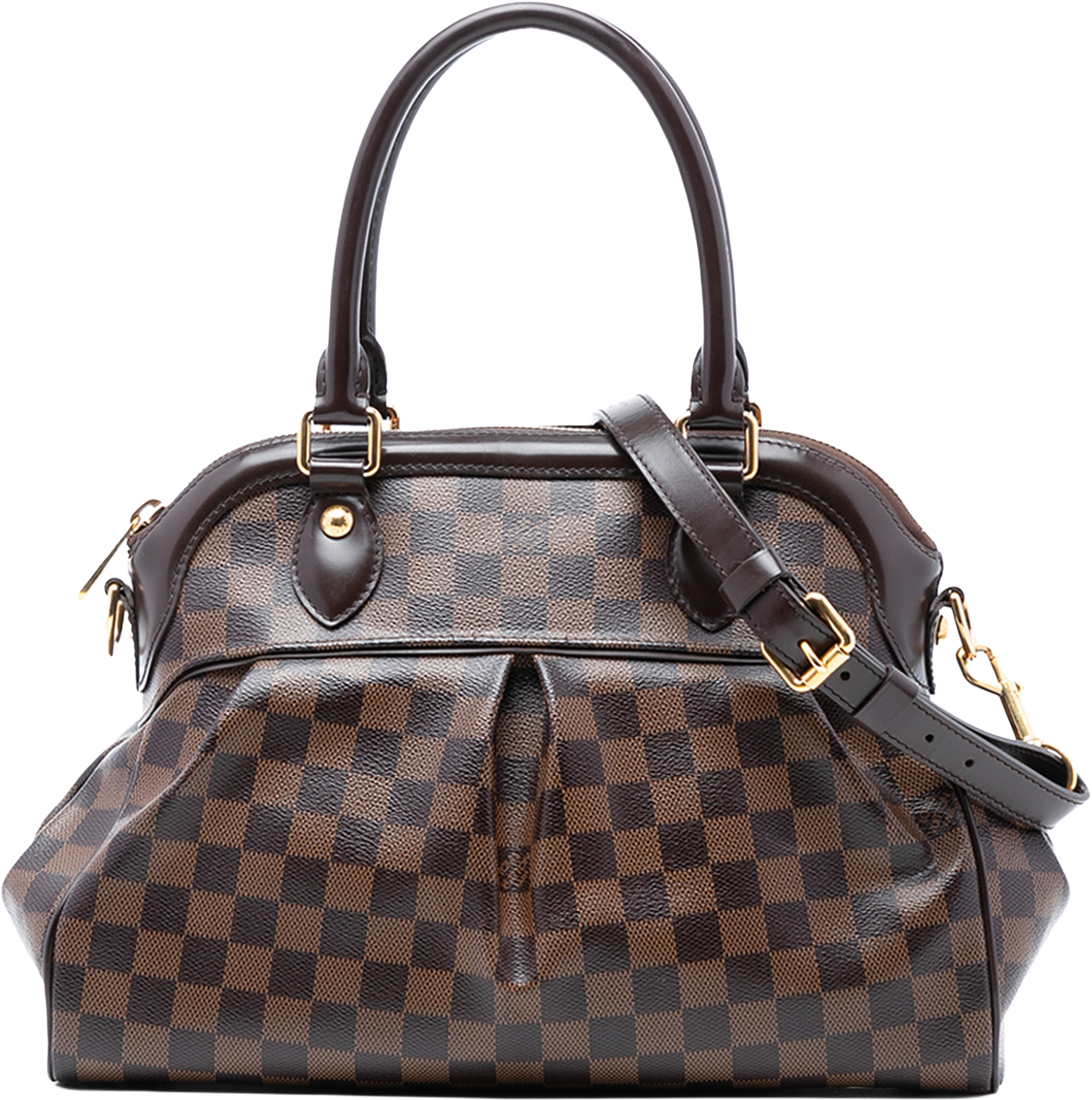 Louis Vuitton Damier Ebene Trevi Pm, från Luxclusif, i färgen brown. Klicka för att öppna bilden i stort format