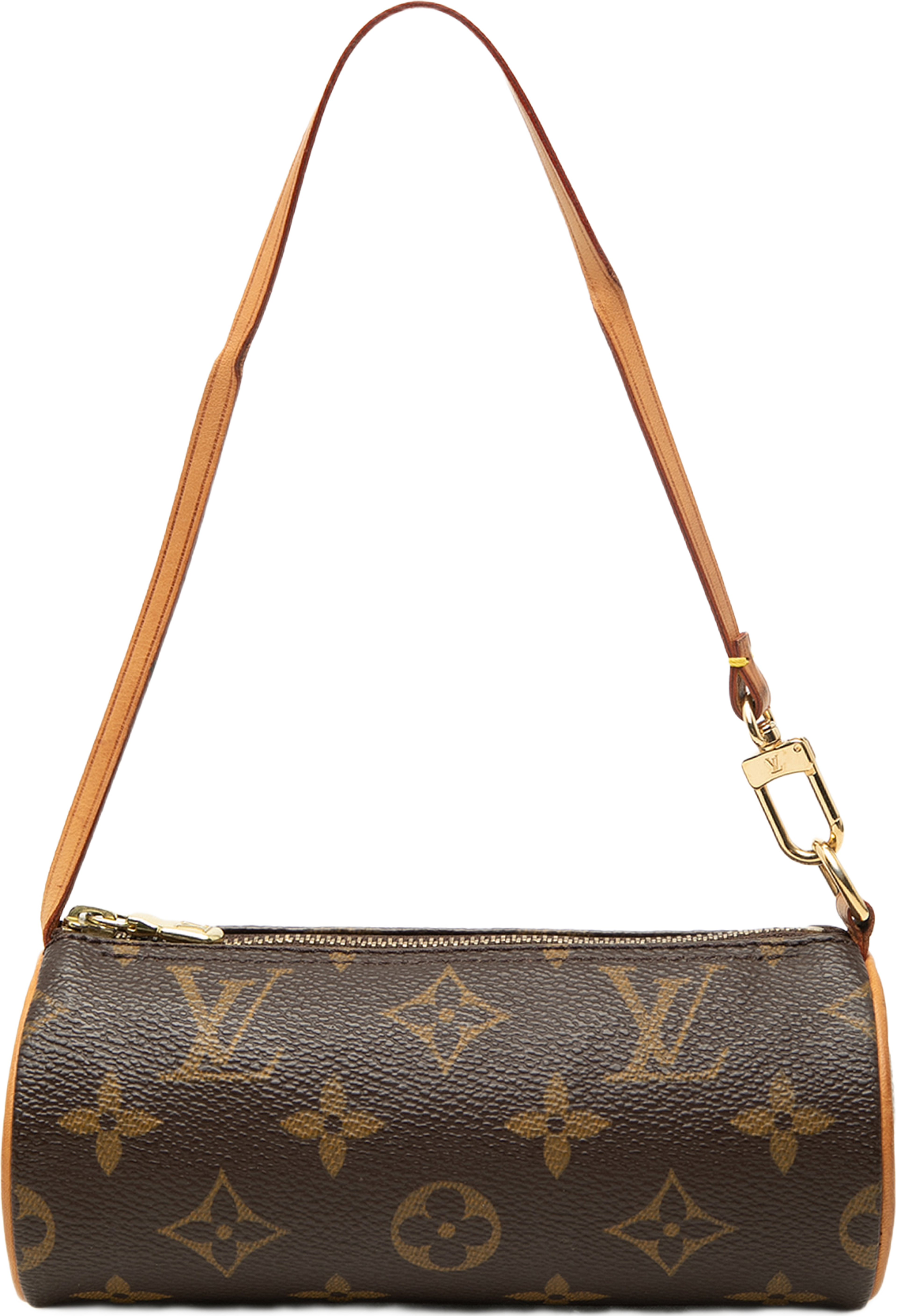 Louis Vuitton Monogram Papillon Pochette, från Luxclusif, i färgen brun. Klicka för att öppna bilden i stort format