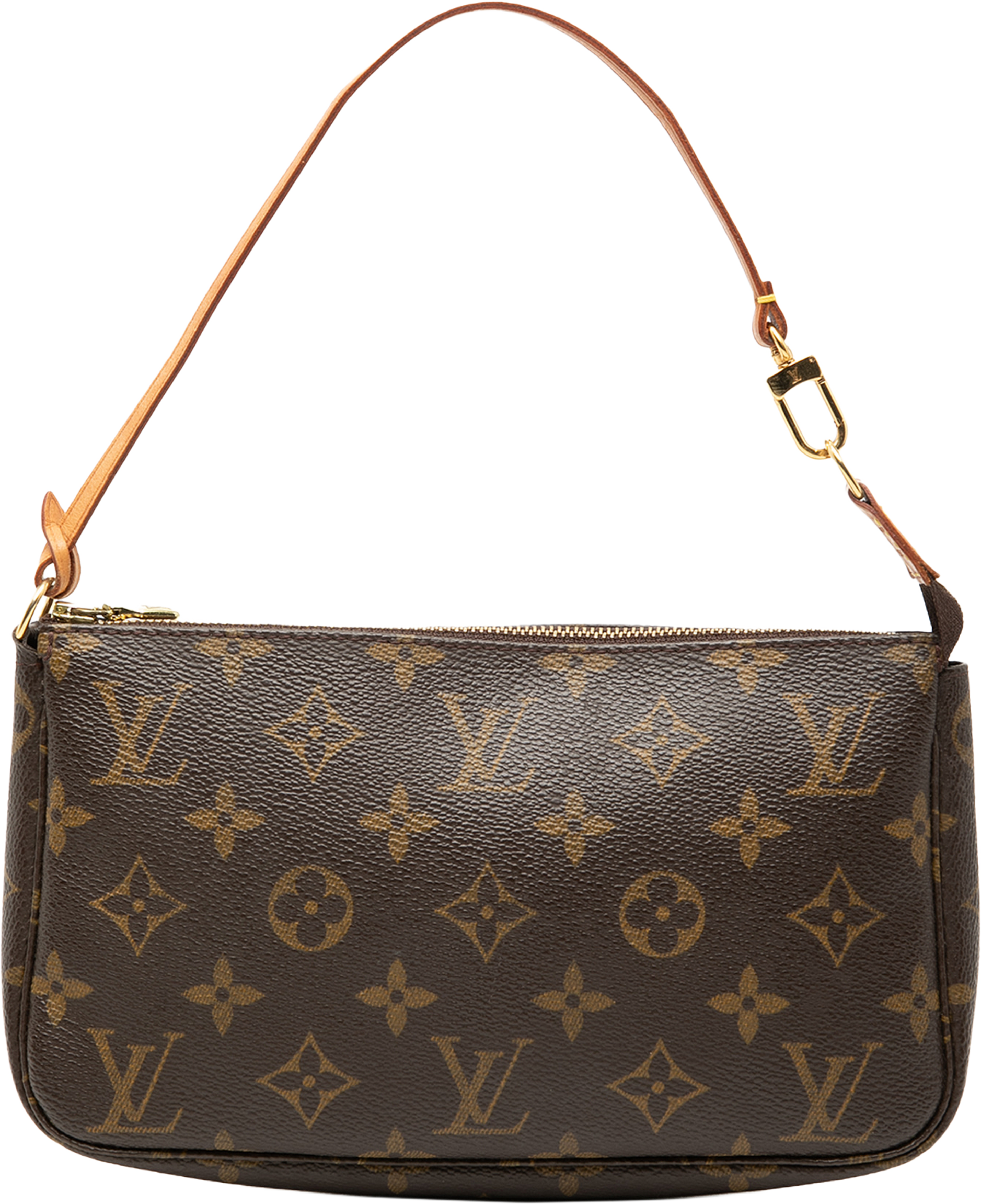 Louis Vuitton Monogram Pochette Accessoires, från Luxclusif, i färgen brown. Klicka för att öppna bilden i stort format