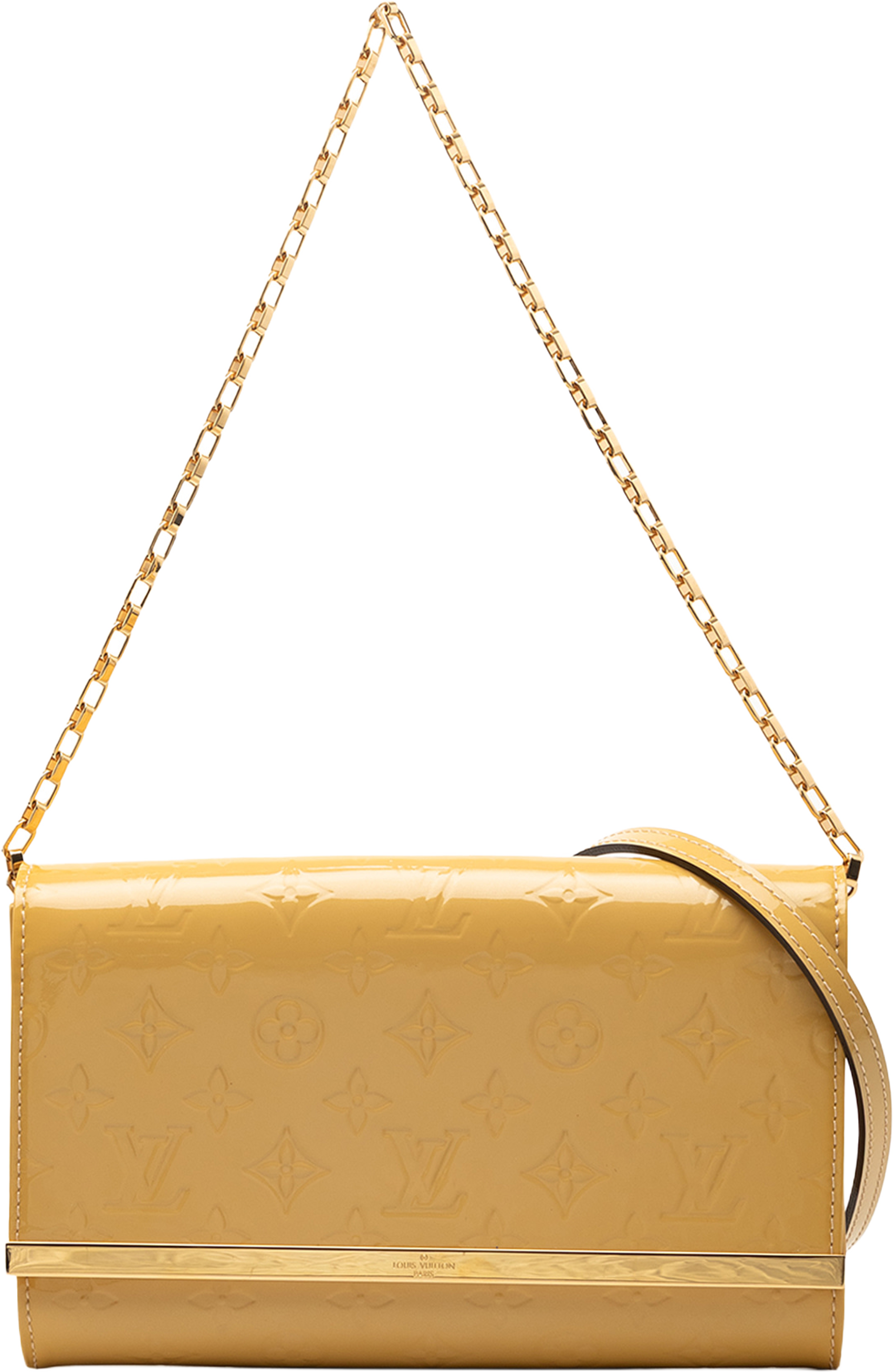 Louis Vuitton Monogram Vernis Ana, från Luxclusif, i färgen beige. Klicka för att öppna bilden i stort format