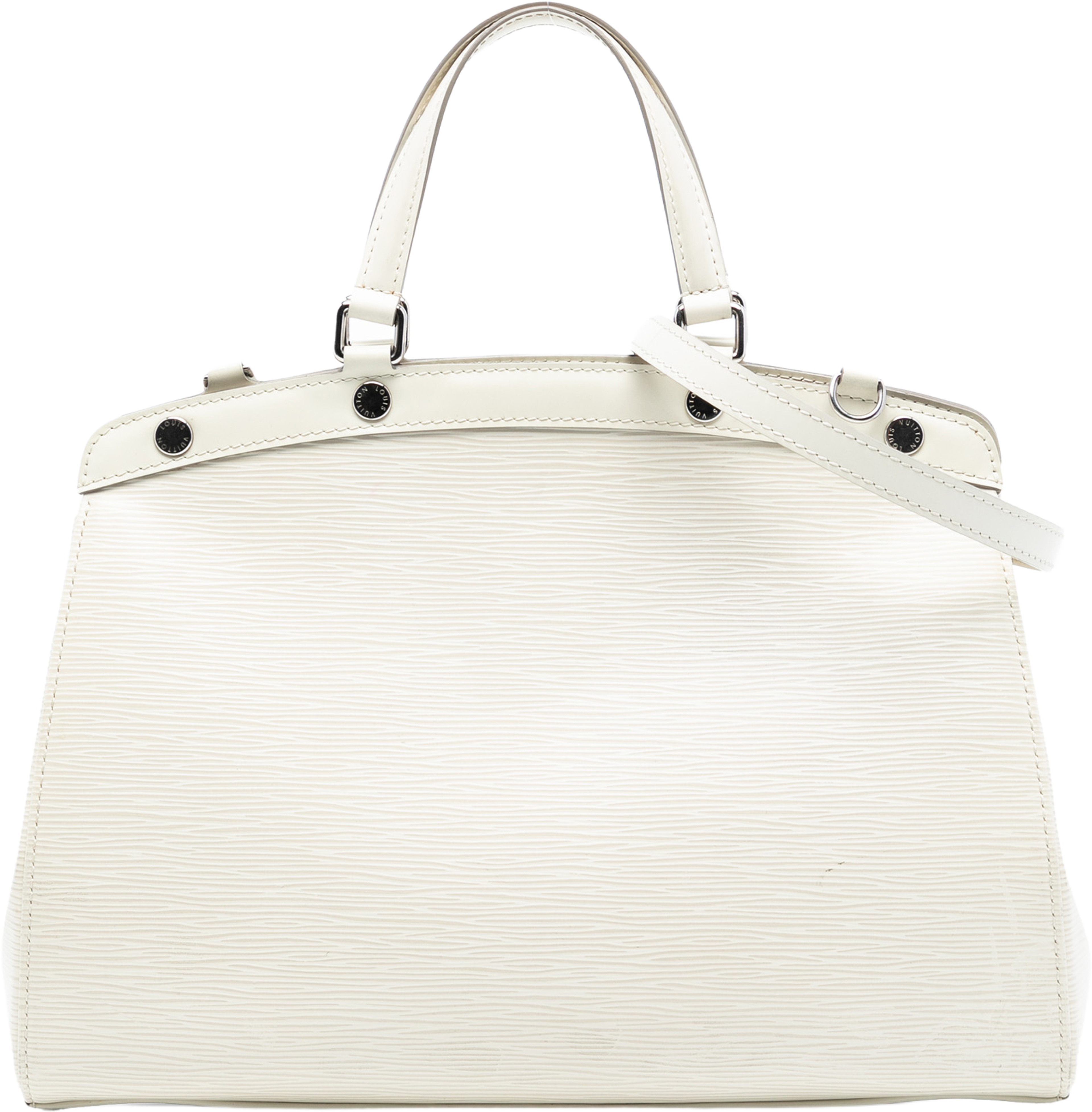 Louis Vuitton Epi Brea Mm, från Luxclusif, i färgen white. Klicka för att öppna bilden i stort format