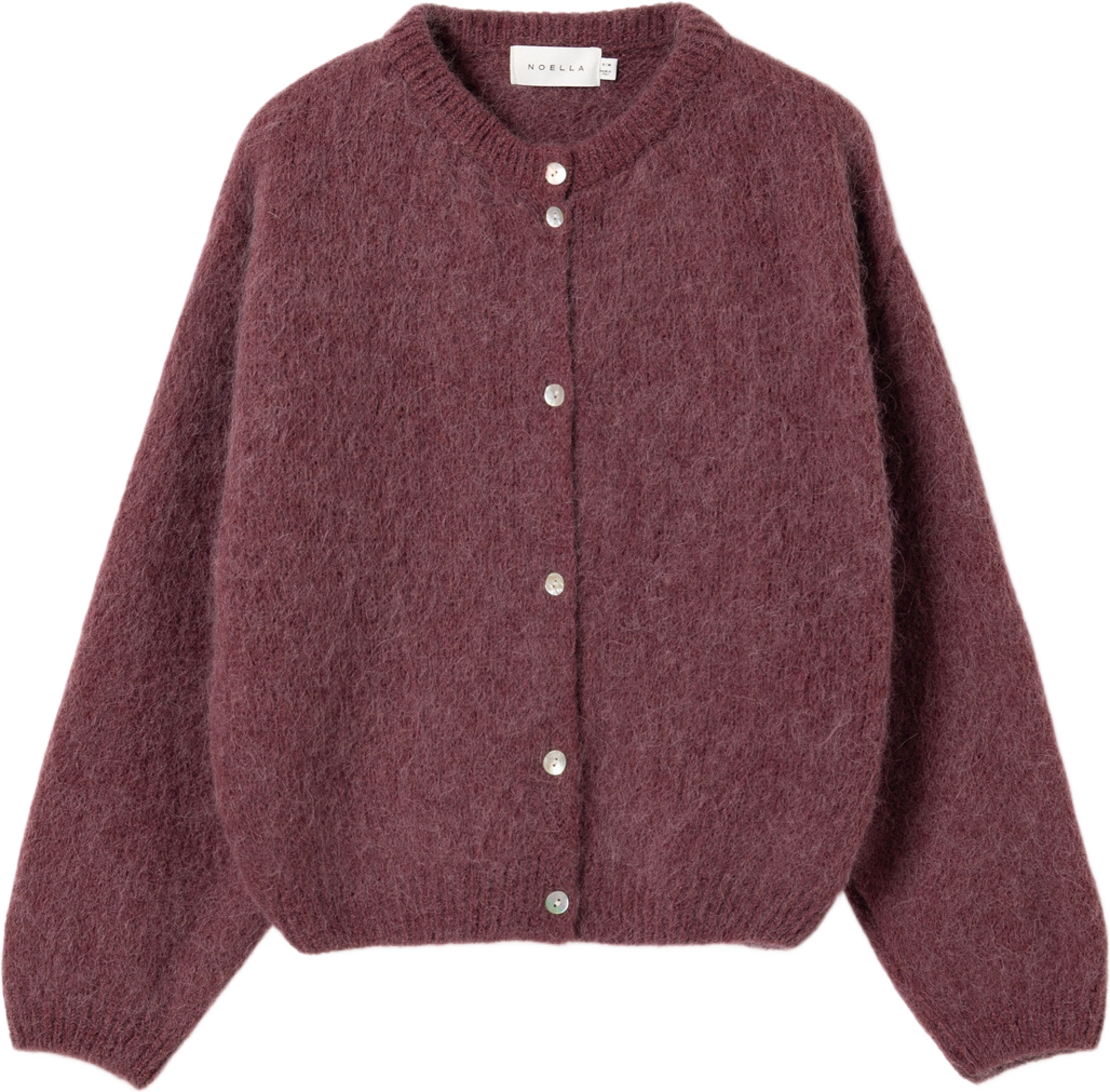 N-kae Knit Cardigan - Rust, från Noella, i färgen rust. Klicka för att öppna bilden i stort format