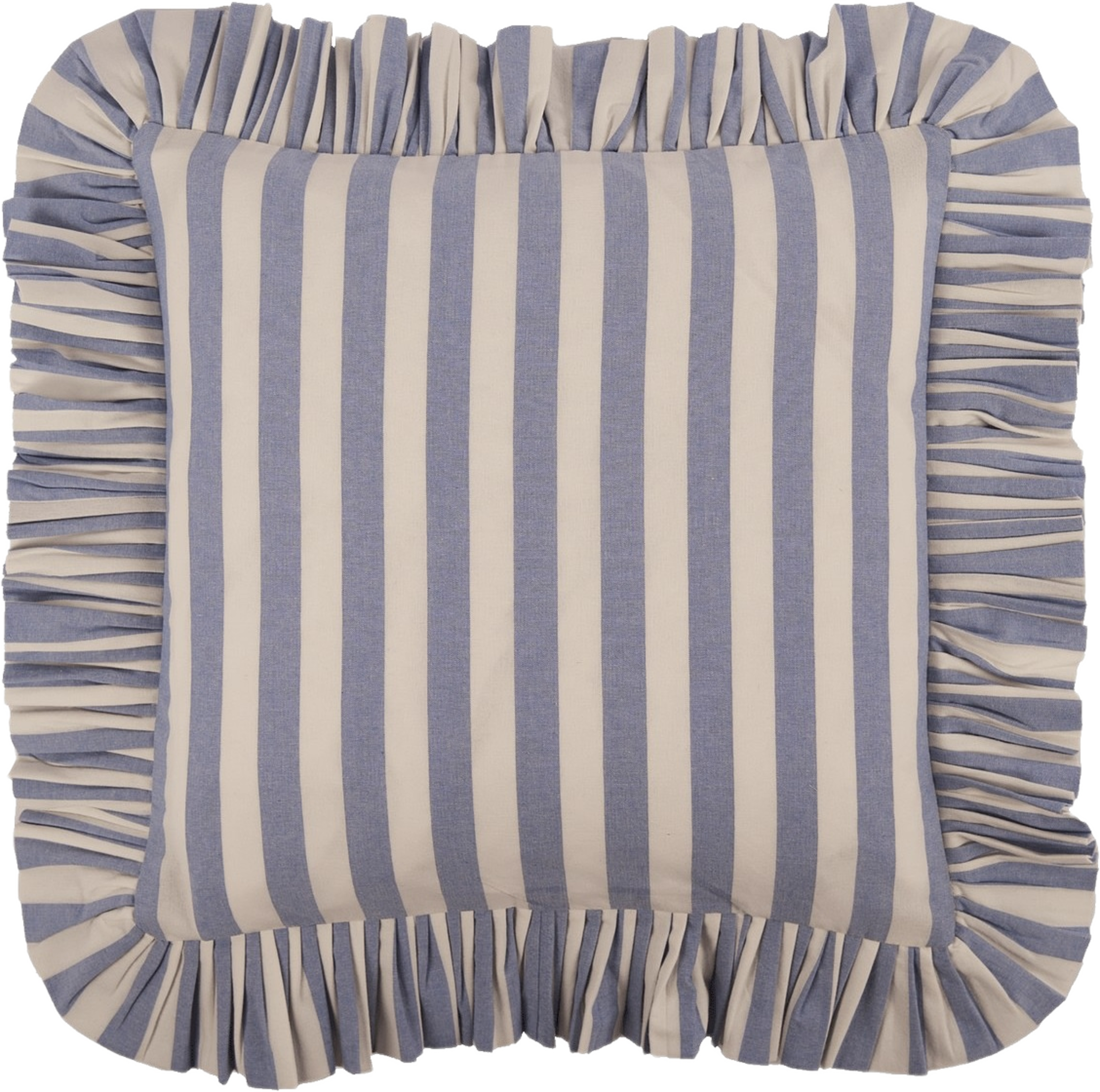 Breton Kuddfodral - 40x40 Cm, från Pick A Poppy, i färgen blue. Klicka för att öppna bilden i stort format