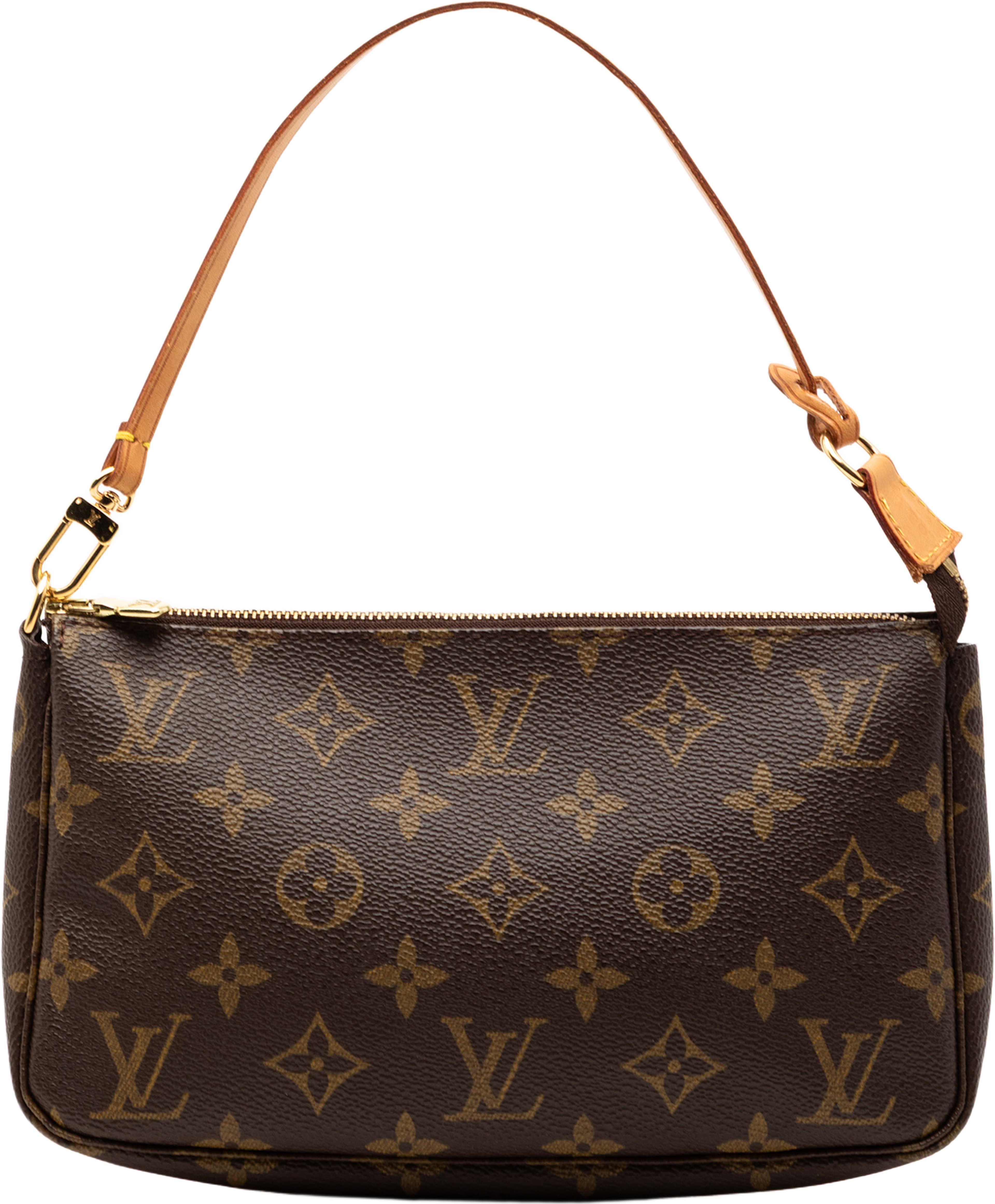 Louis Vuitton Monogram Pochette Accessoires, från Luxclusif, i färgen brown. Klicka för att öppna bilden i stort format