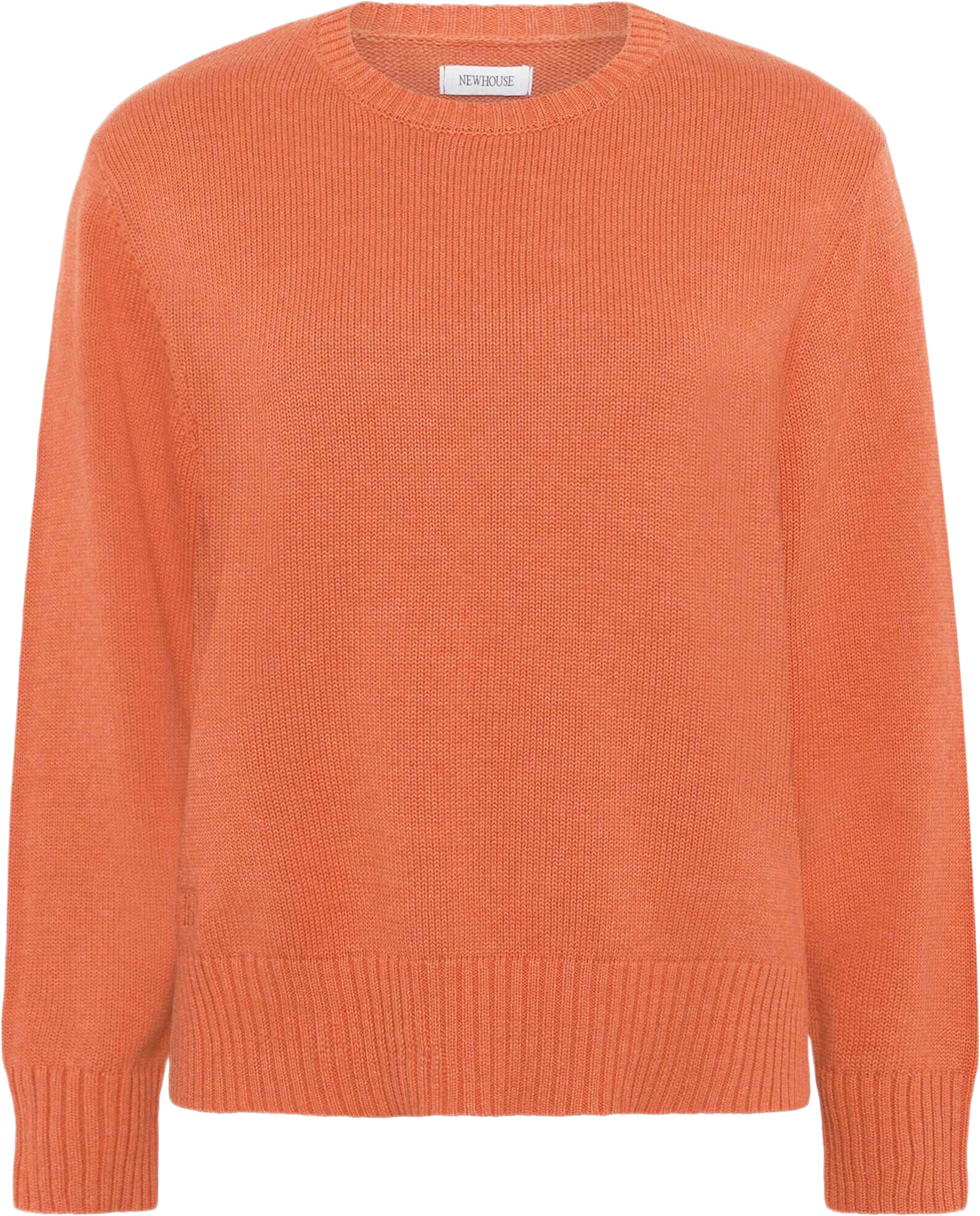 Roe Sweater, från Newhouse, i färgen orange. Klicka för att öppna bilden i stort format