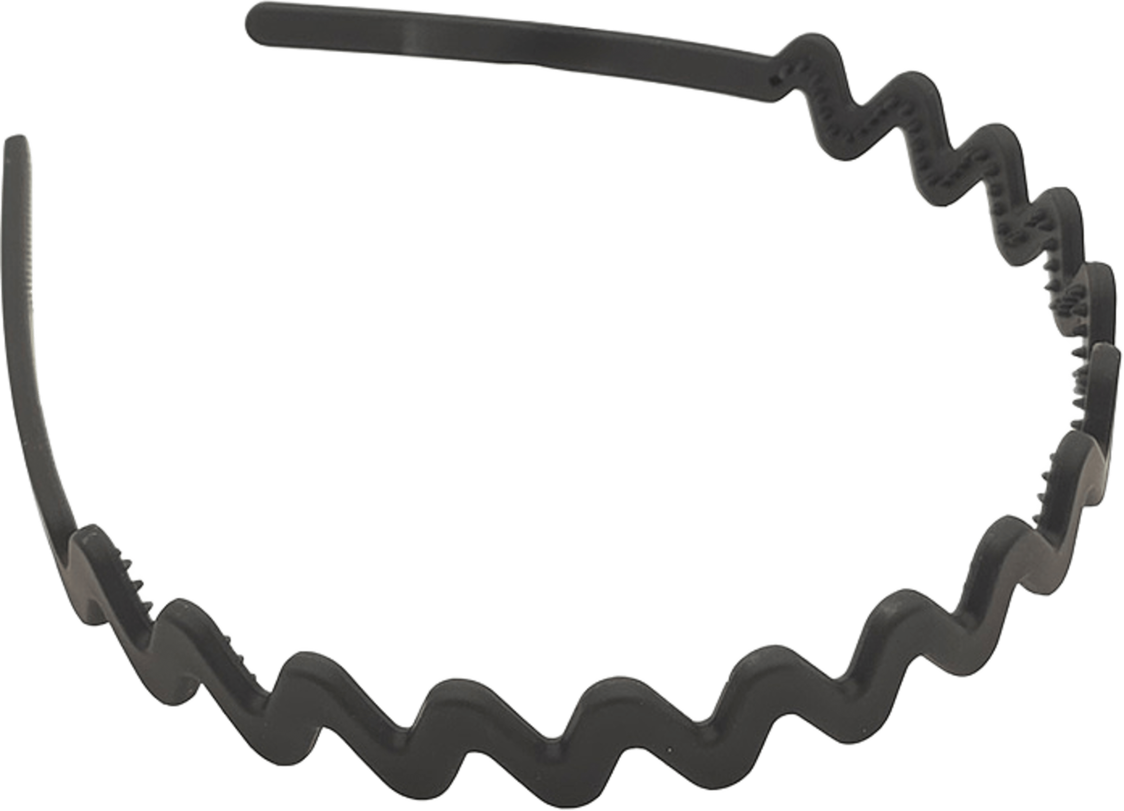 Diadem I Matt Finish I Sicksack Mönster, från Complement, i färgen black. Klicka för att öppna bilden i stort format