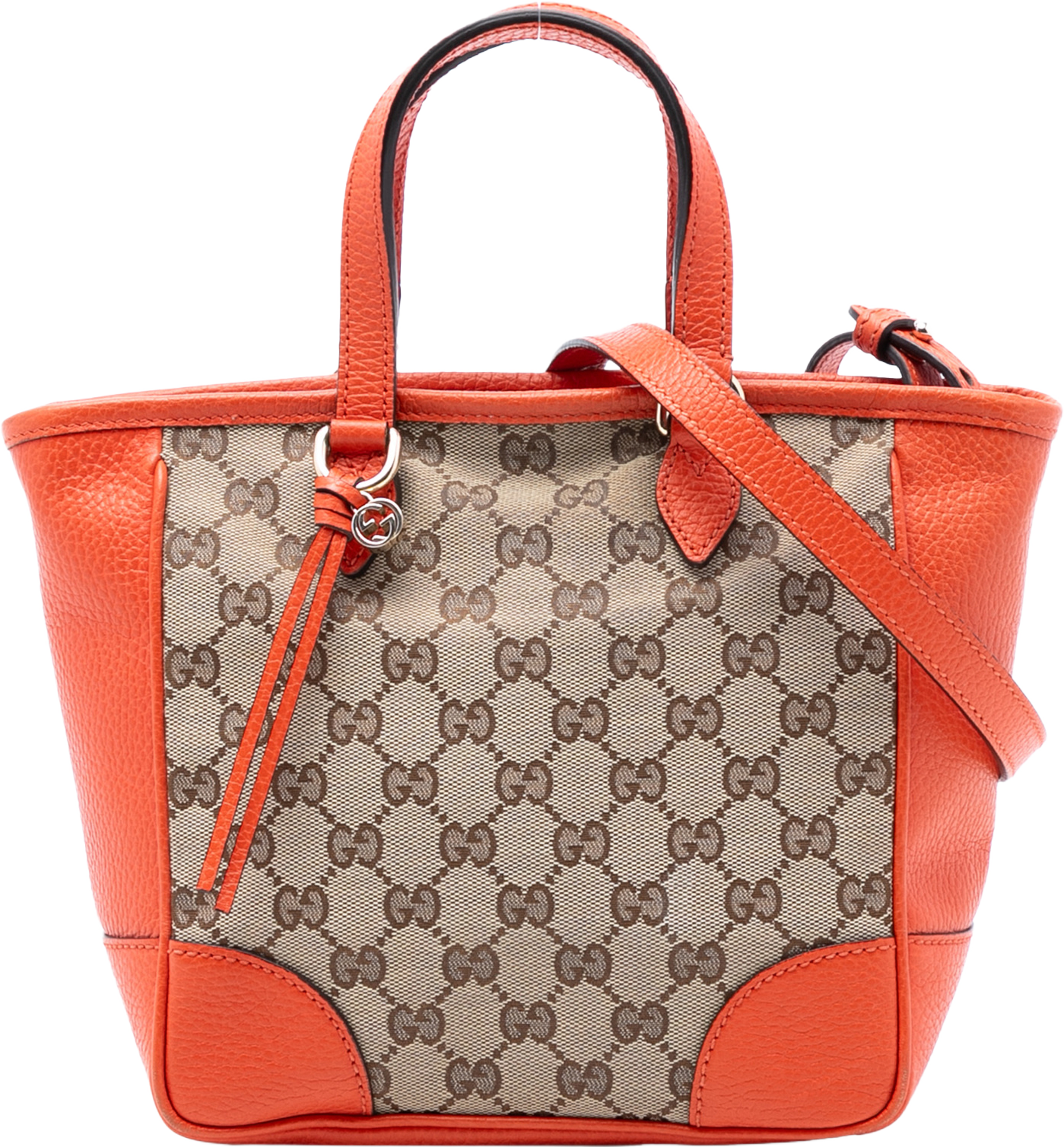 Gucci Small Gg Canvas Bree Satchel, från Luxclusif, i färgen beige. Klicka för att öppna bilden i stort format