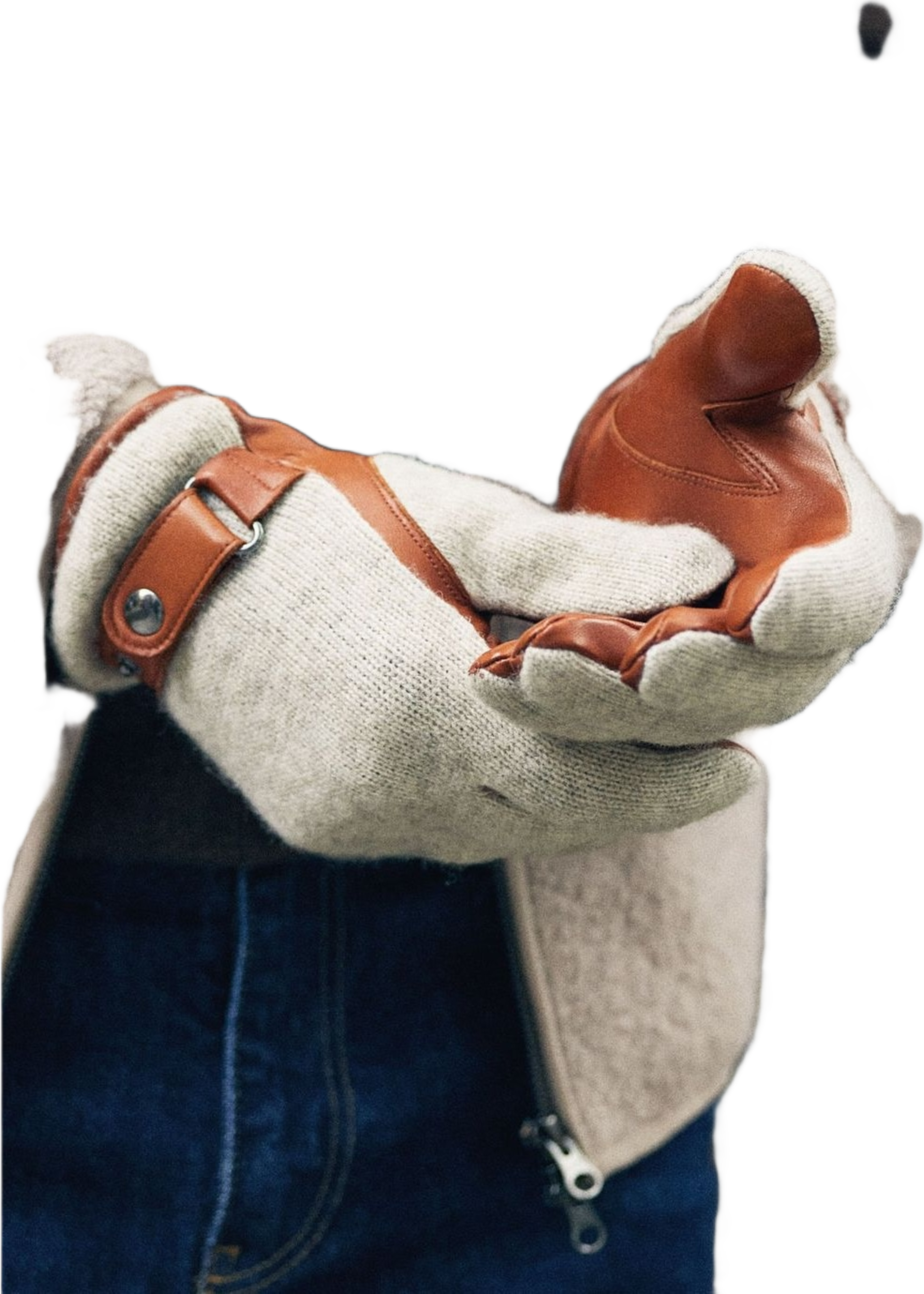Leather Gloves Cortina, från John Henric, i färgen brown. Klicka för att öppna bilden i stort format