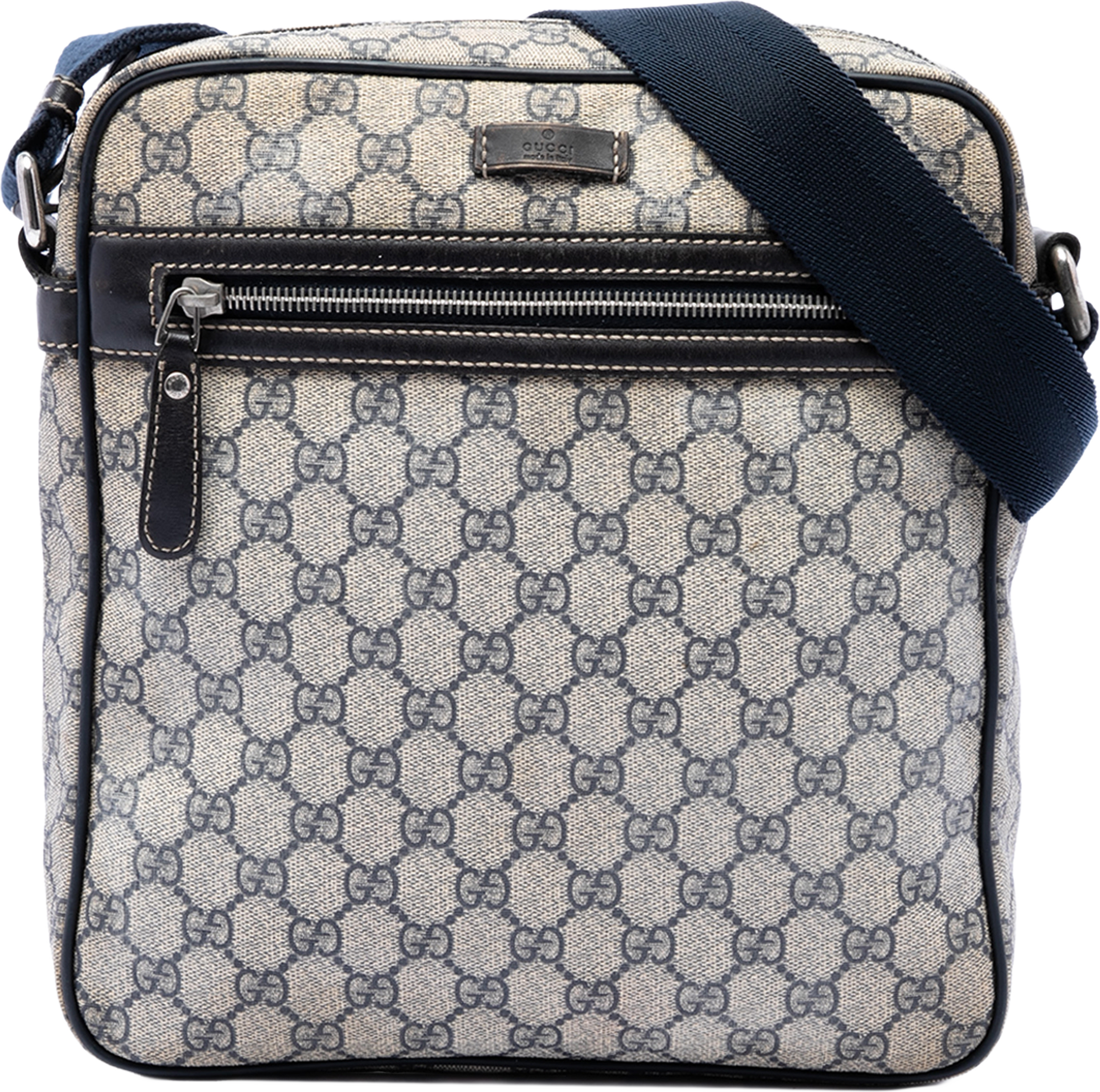 Gucci Gg Supreme Crossbody, från Luxclusif, i färgen beige. Klicka för att öppna bilden i stort format