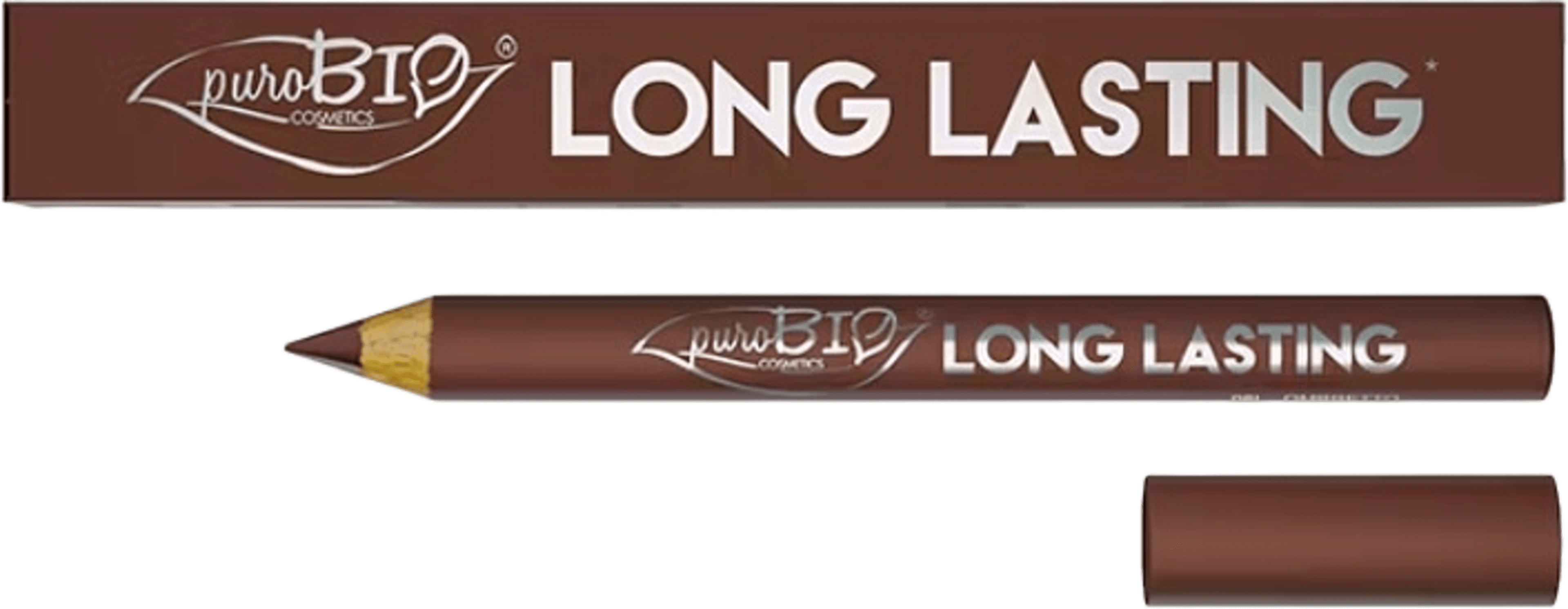 Long Lasting Eyeshadows - Kingsize Pencil, från PuroBio, i färgen topaz satin 033l. Klicka för att öppna bilden i stort format
