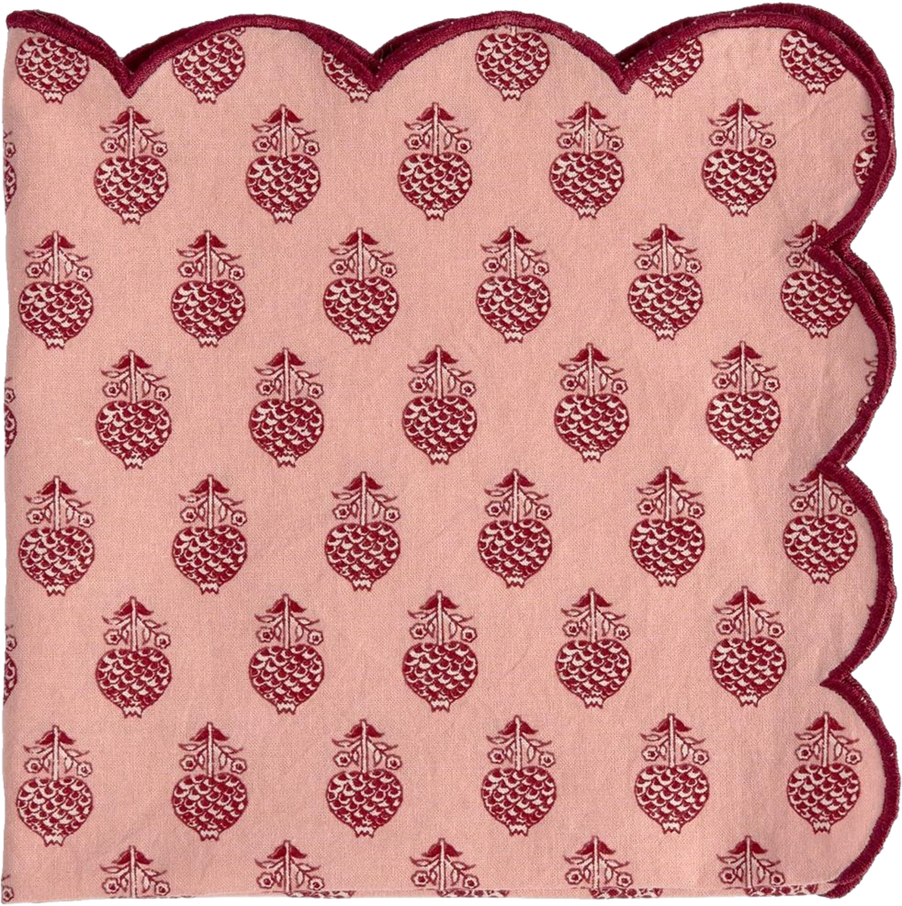 Poppy Seed Servett - 45x45 Cm, från Pick A Poppy, i färgen pink. Klicka för att öppna bilden i stort format