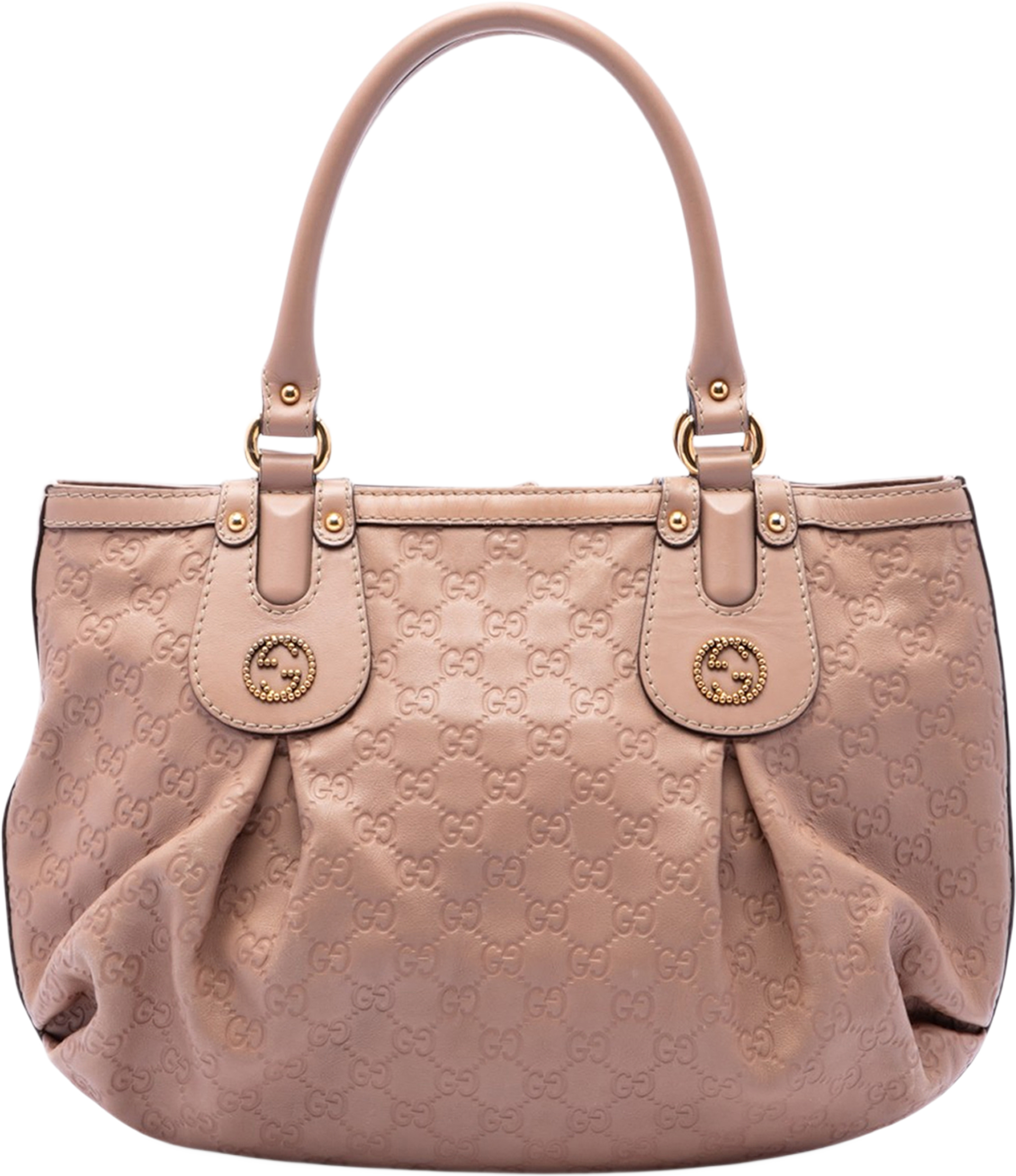 Gucci Guccissima Scarlett Tote, från Luxclusif, i färgen brun. Klicka för att öppna bilden i stort format