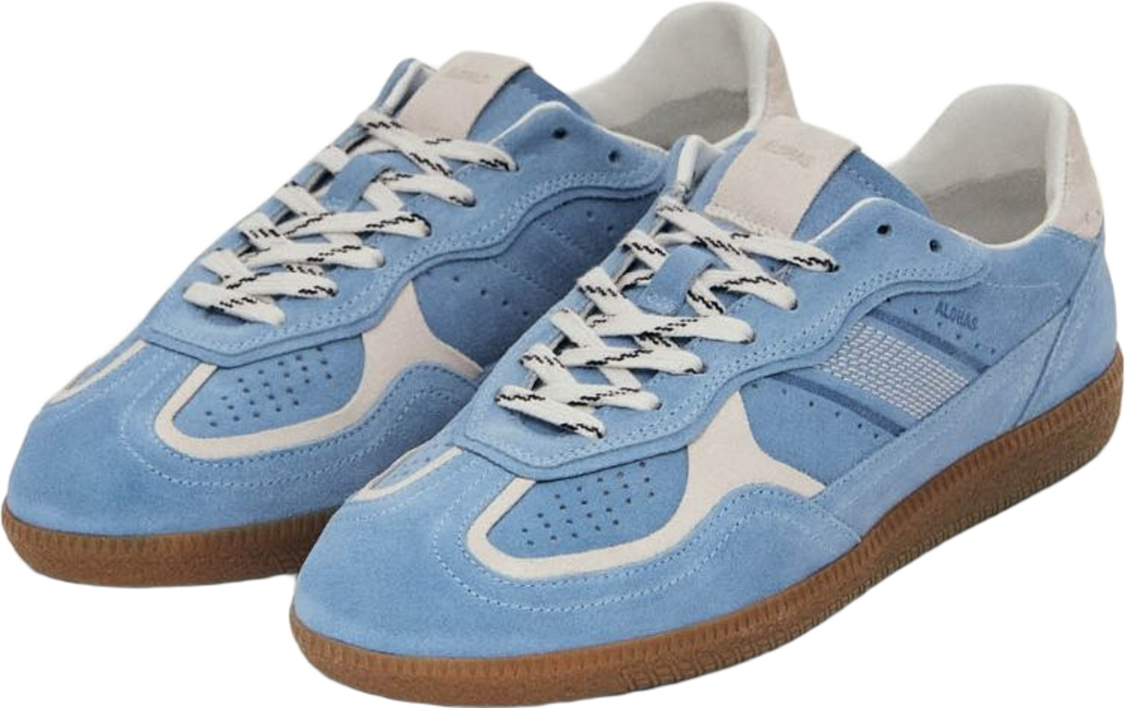 Tb.490 Rife Cornflower Blue Cream Leather Sneakers