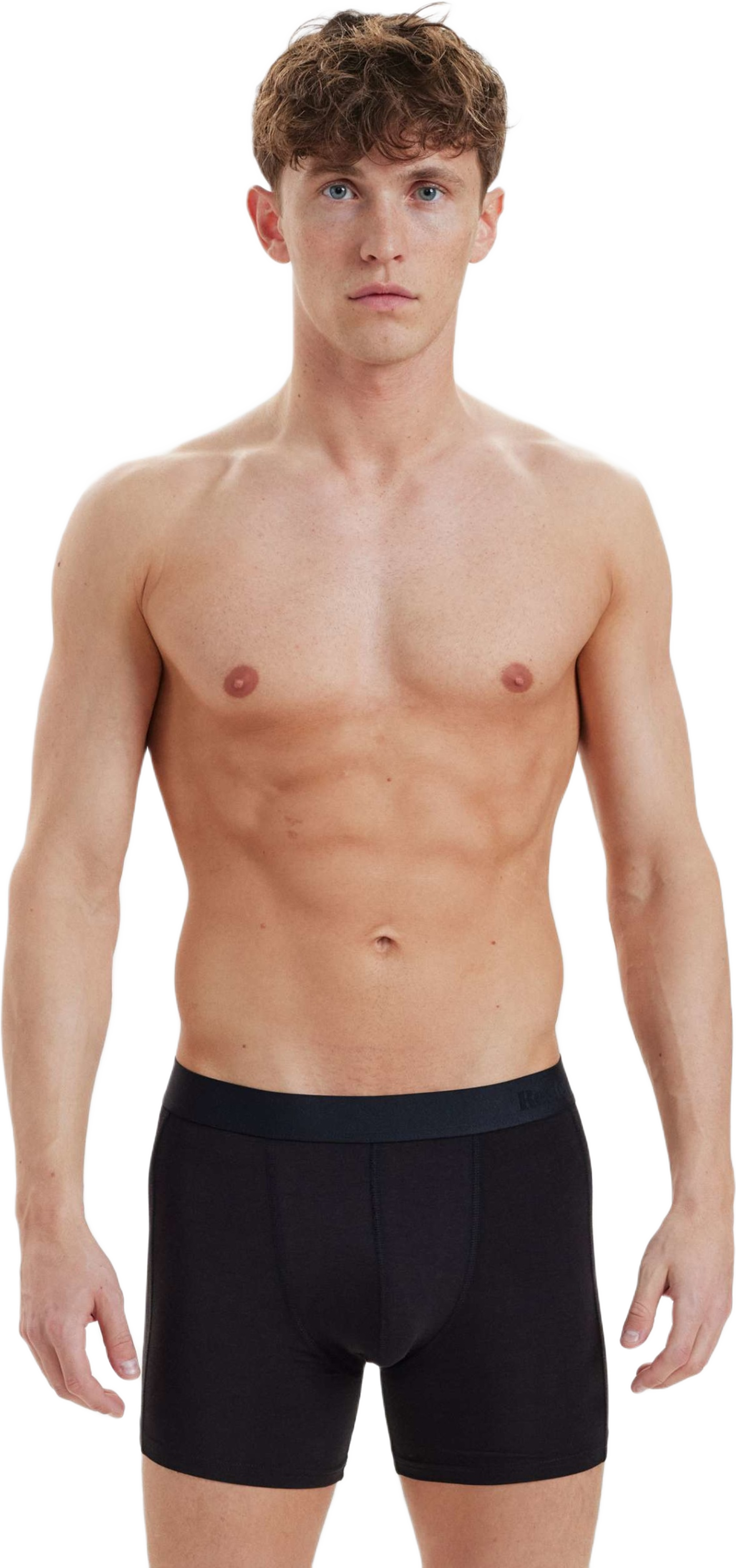 Bambu, Boxers (extra Längd), 3-pack, Svart