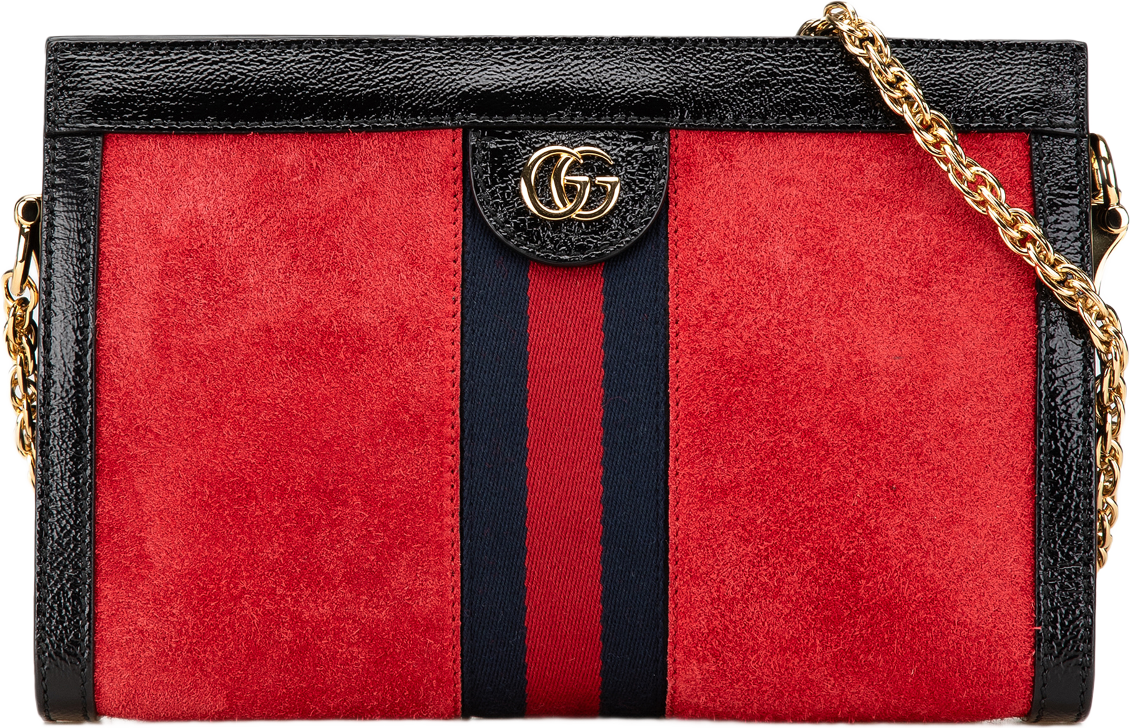 Gucci Small Suede Ophidia Chain Crossbody