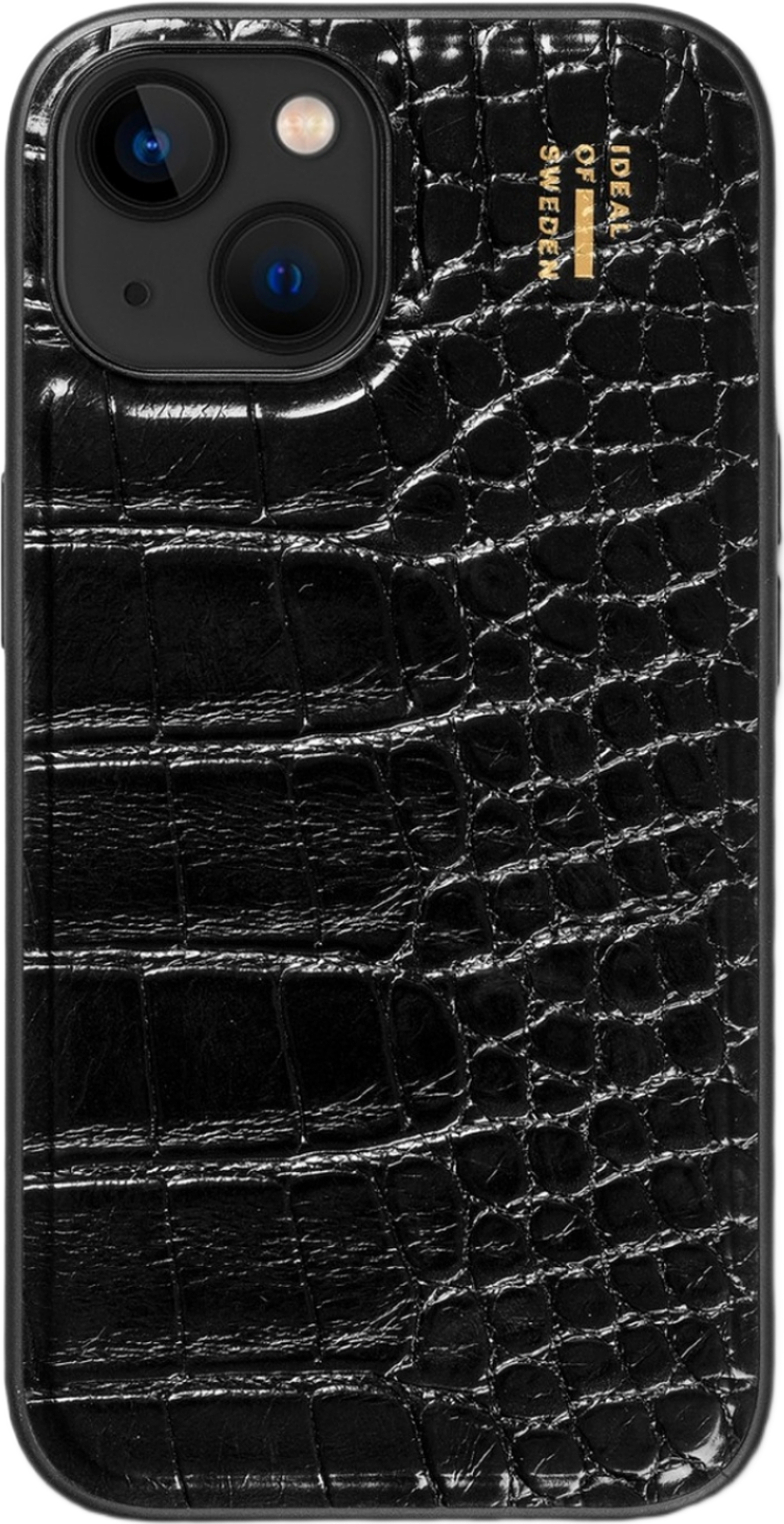Vegan Leather Case Iphone - Black Croco