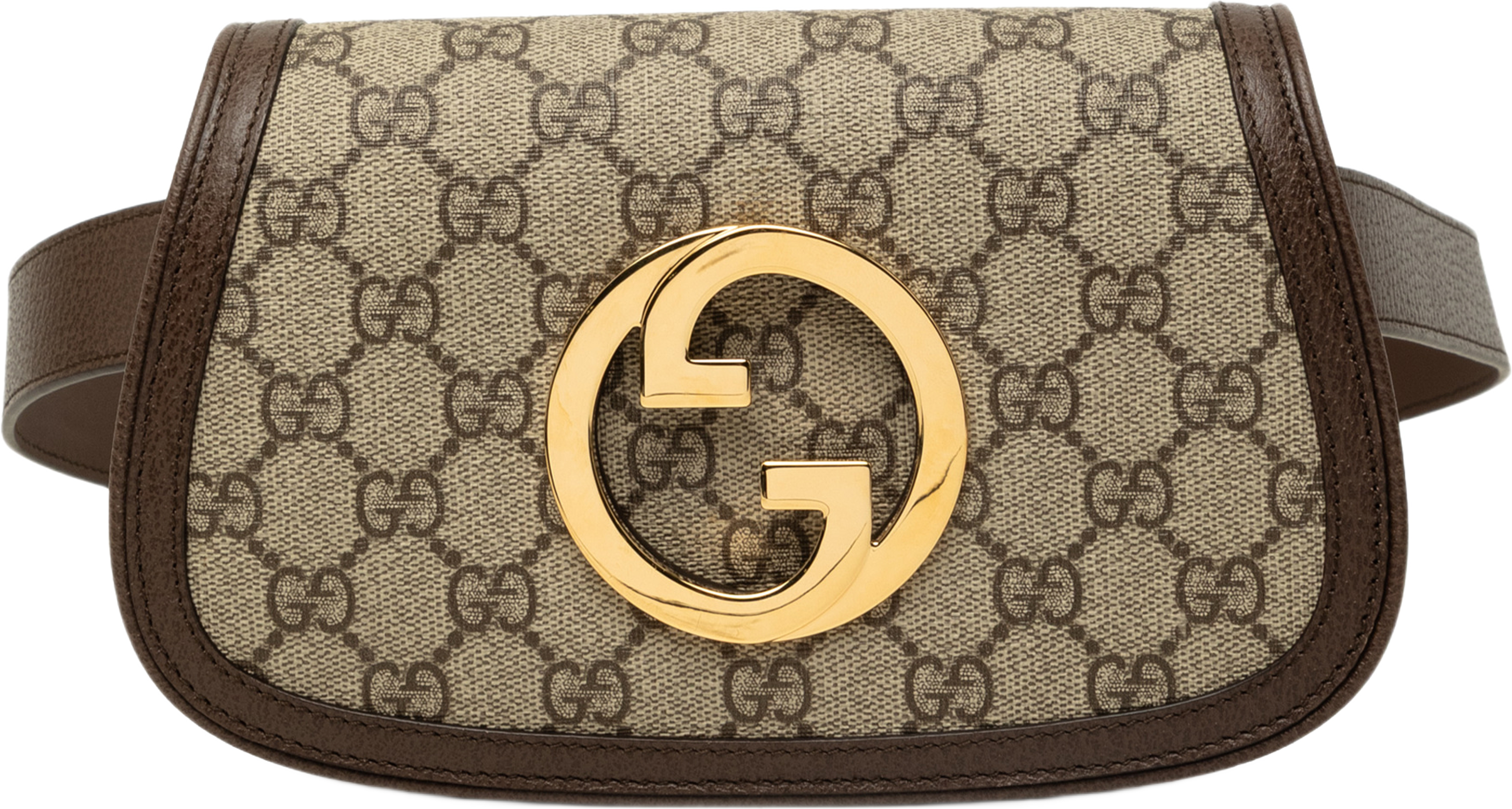 Gucci Gg Supreme Blondie Belt Bag, från Luxclusif, i färgen beige. Klicka för att öppna bilden i stort format