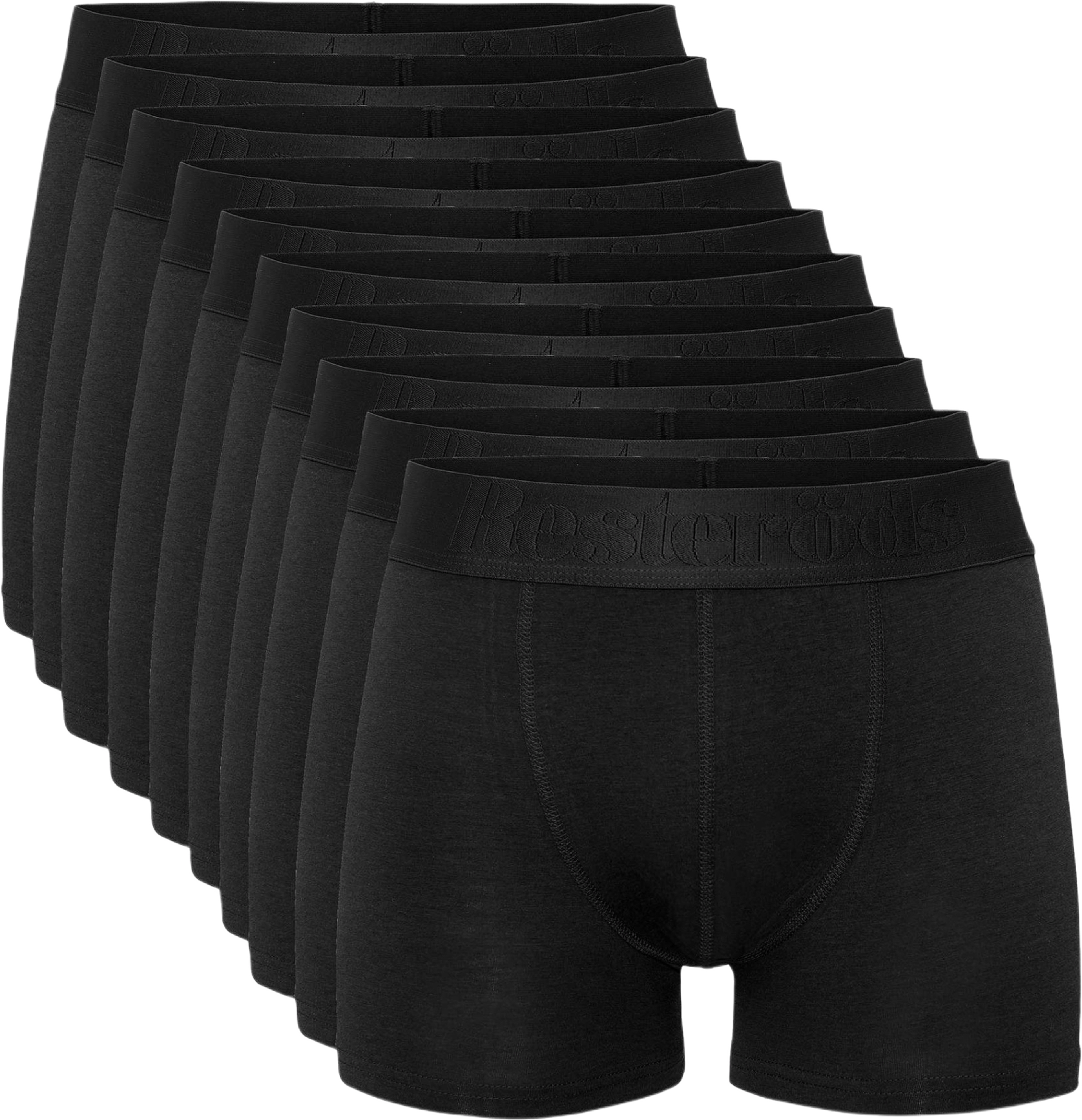 Bambu, Boxers, 10-pack, Svart